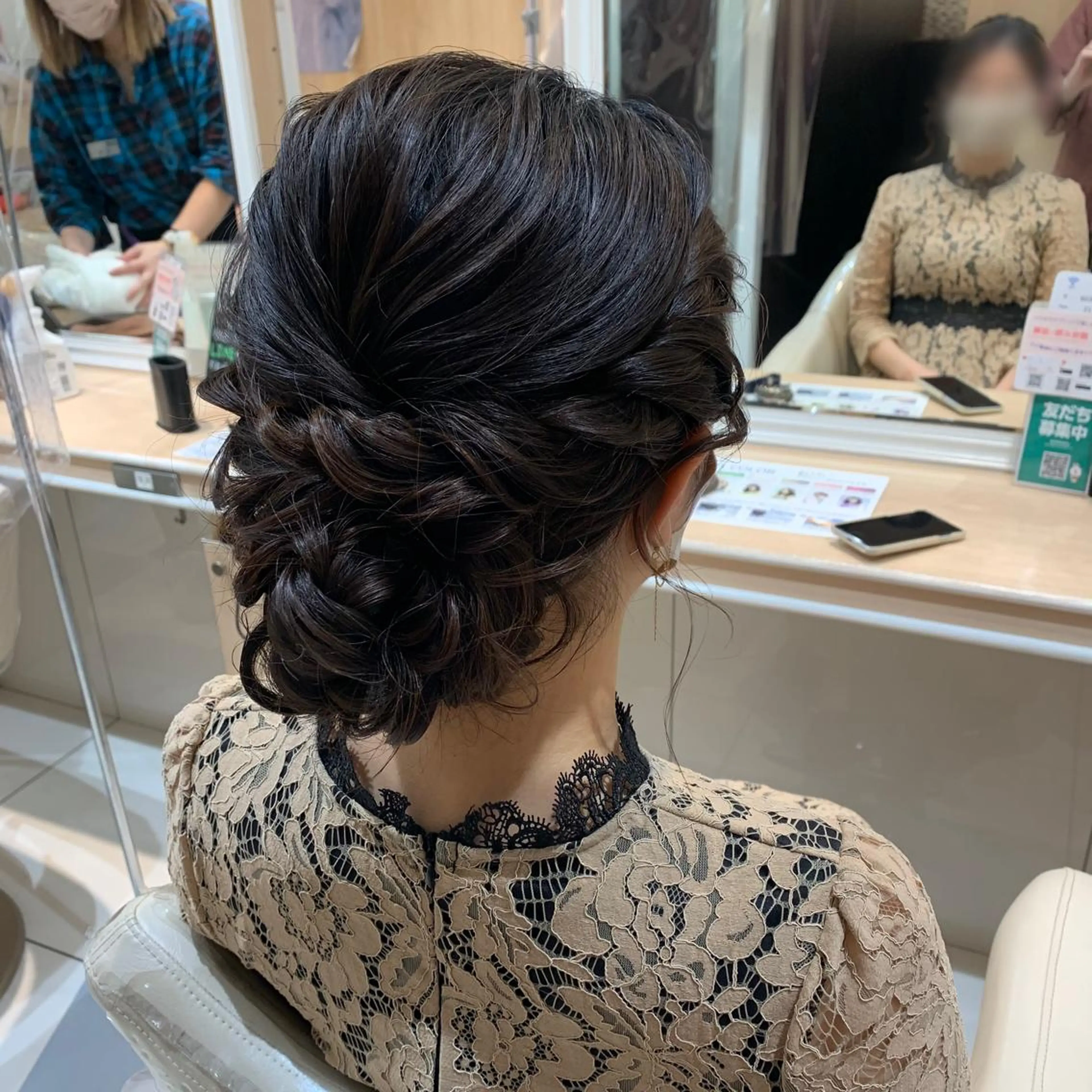 ロング ヘアアレンジ ヘアセット 宮永 璃沙のヘアスタイル