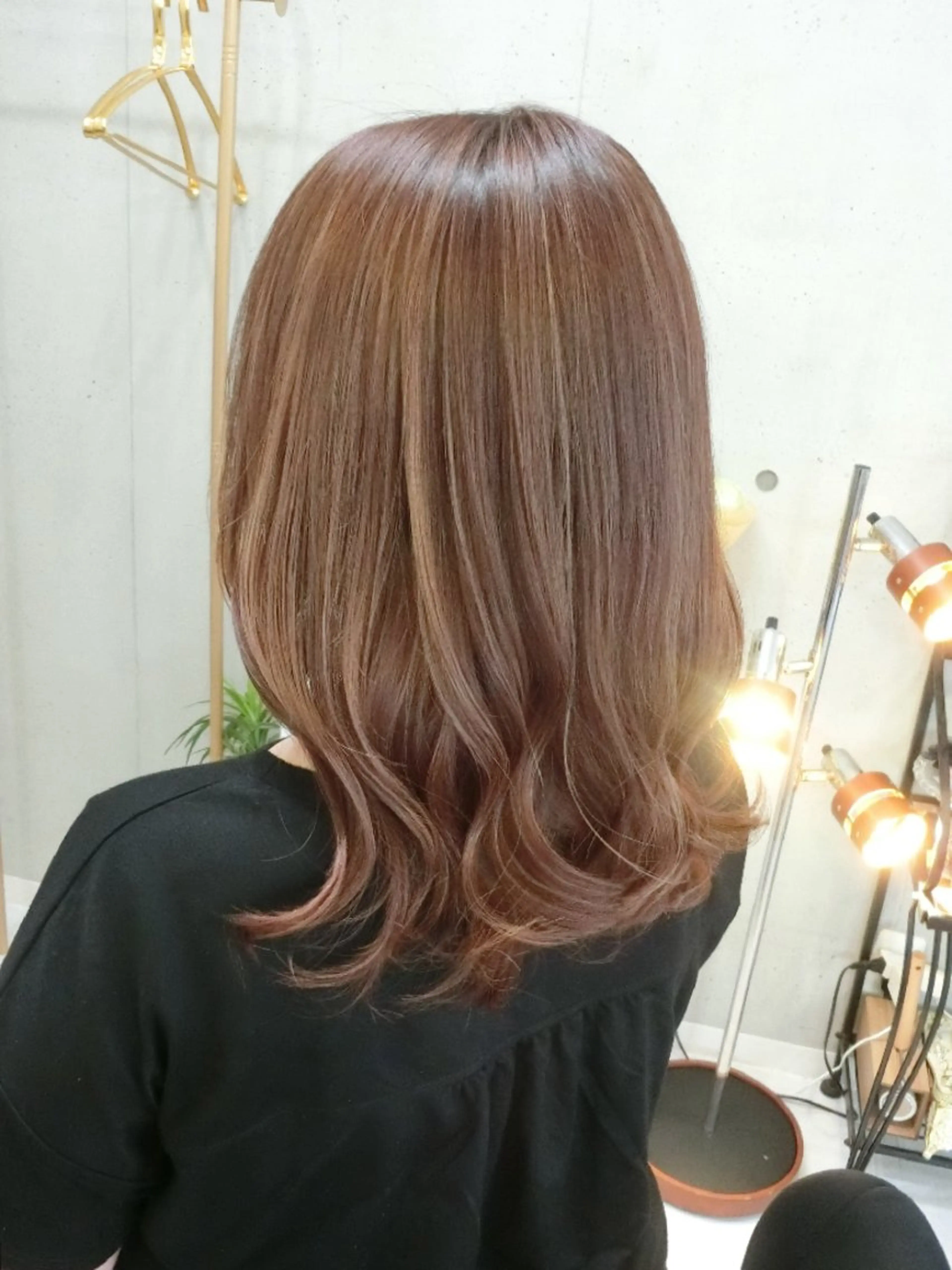カラー ロング ヘアカラー ma cherie 三浦直美のヘアスタイル