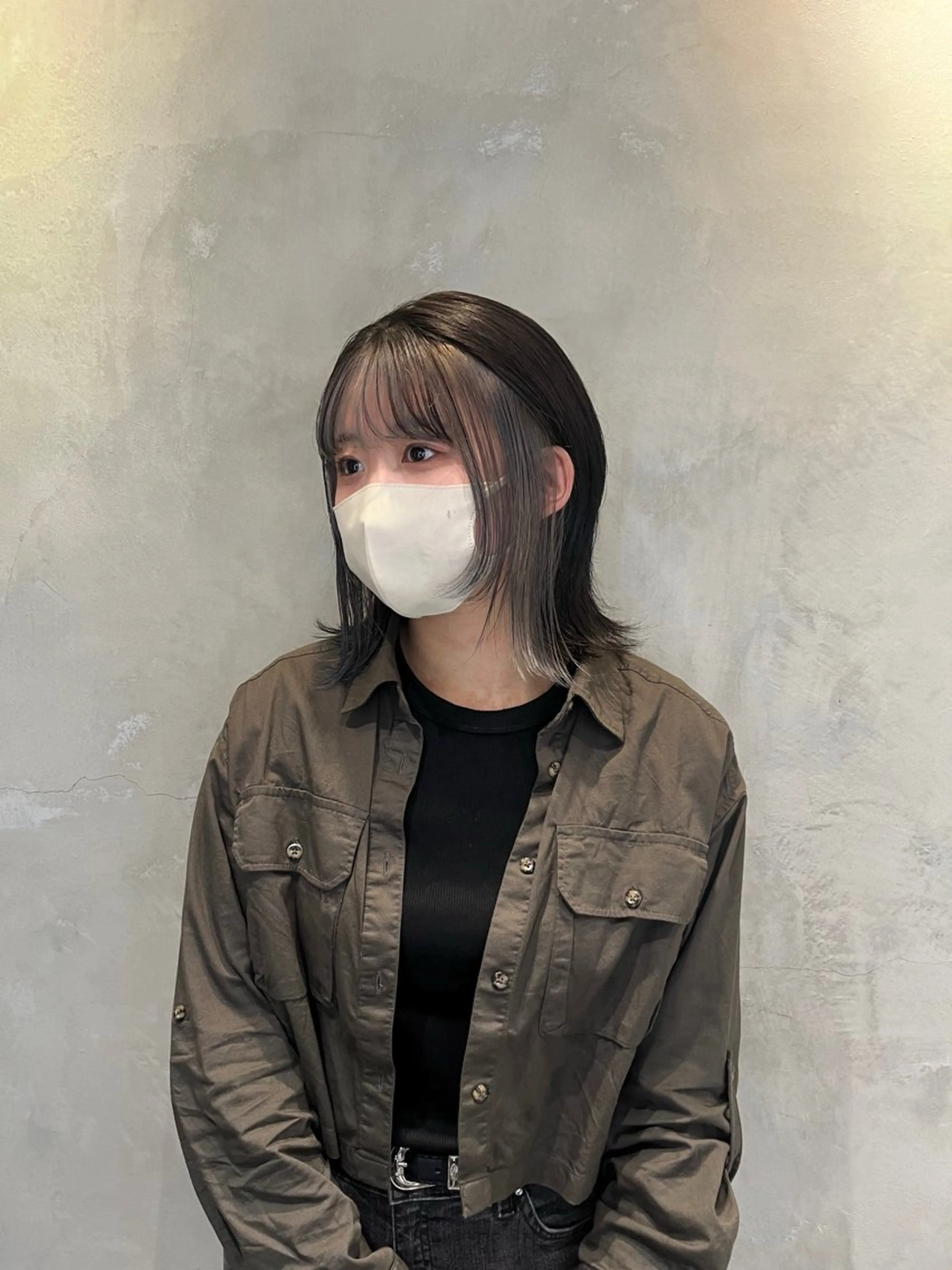 ミディアム カラー 小杉真央 🕊🫧のヘアスタイル