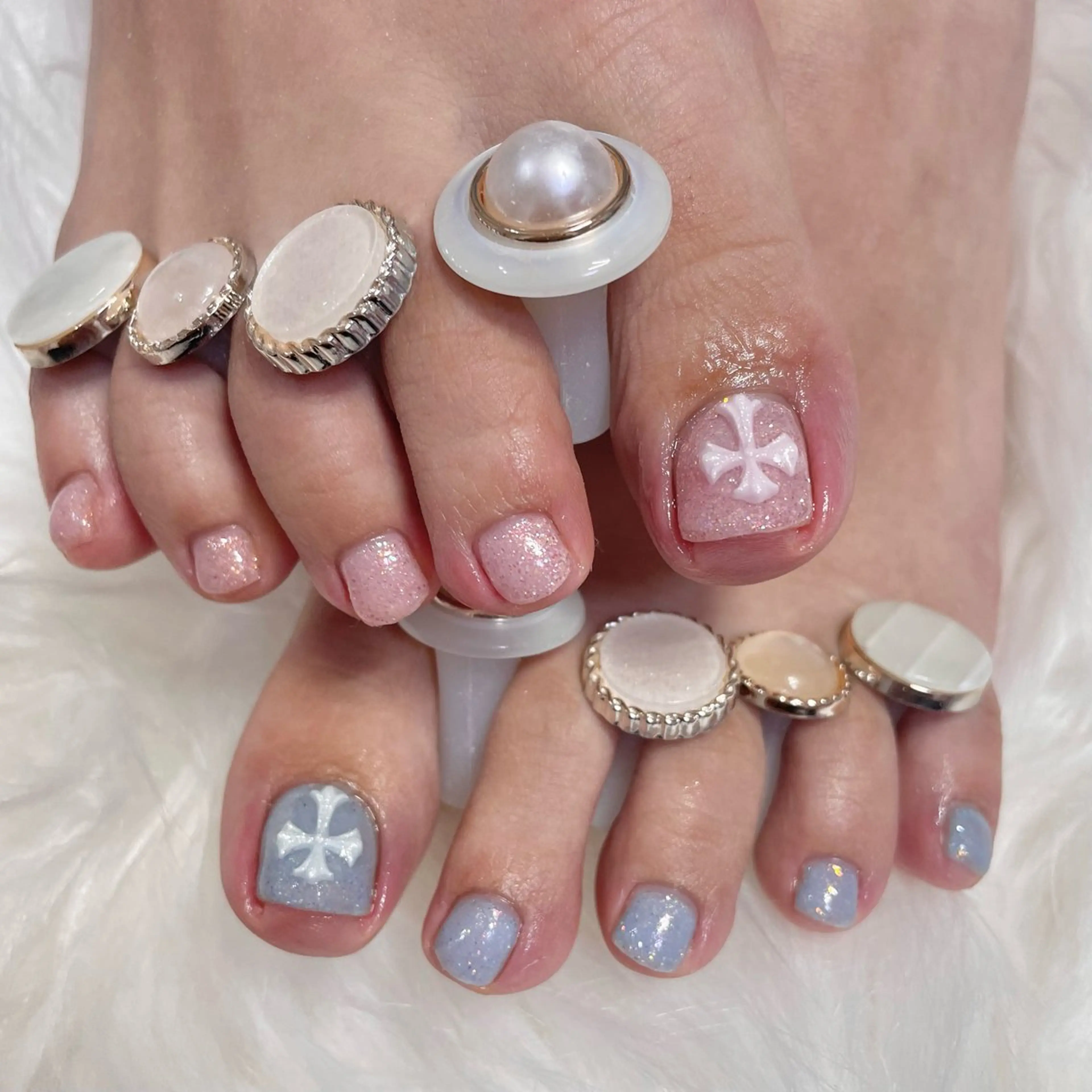 ネイル 長さ出し フットネイル RUMI nailのネイルデザイン