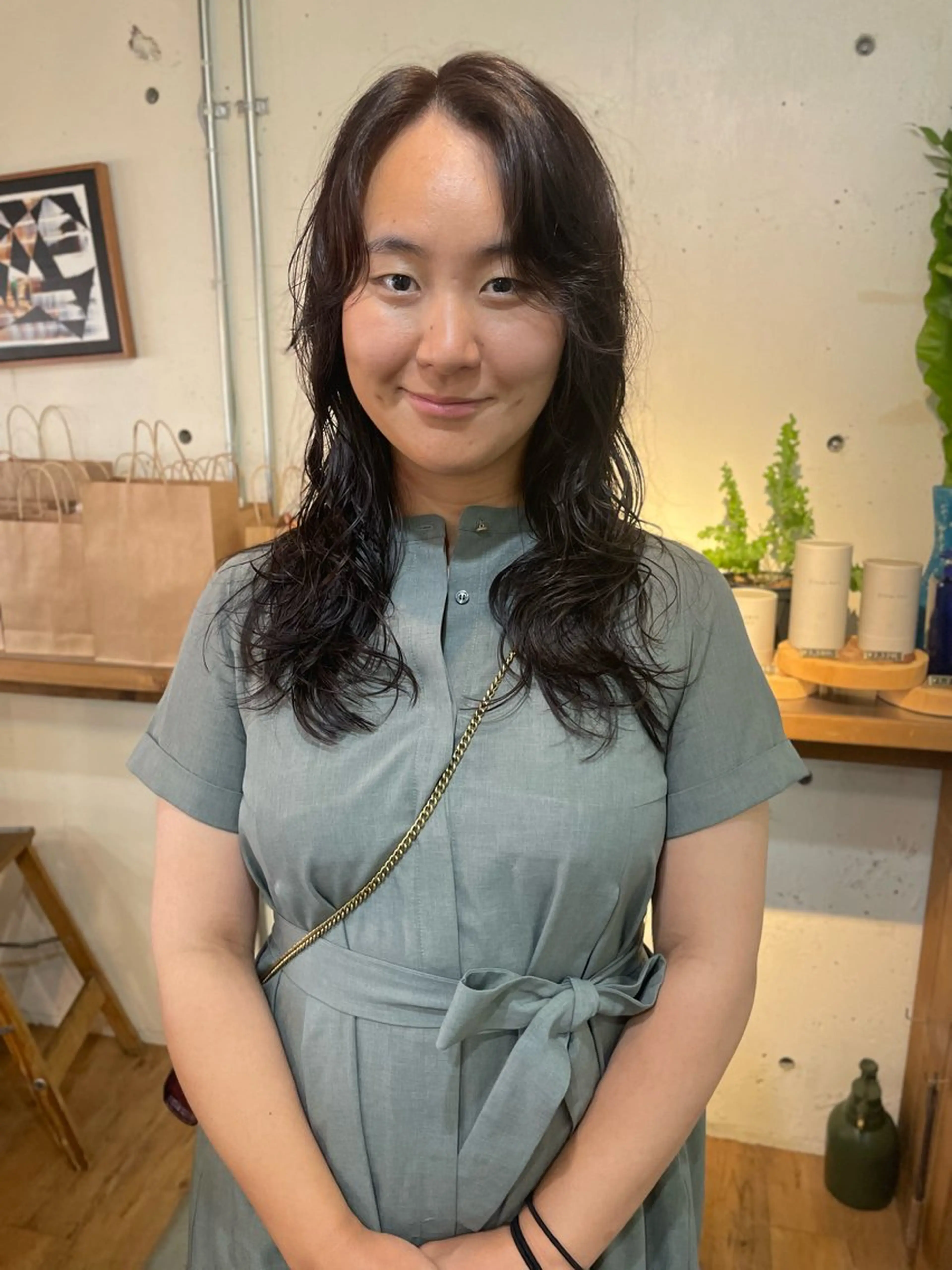 ロング パーマ カット パーマ YUKI/パーマ/新 宿三丁目のヘアスタイル