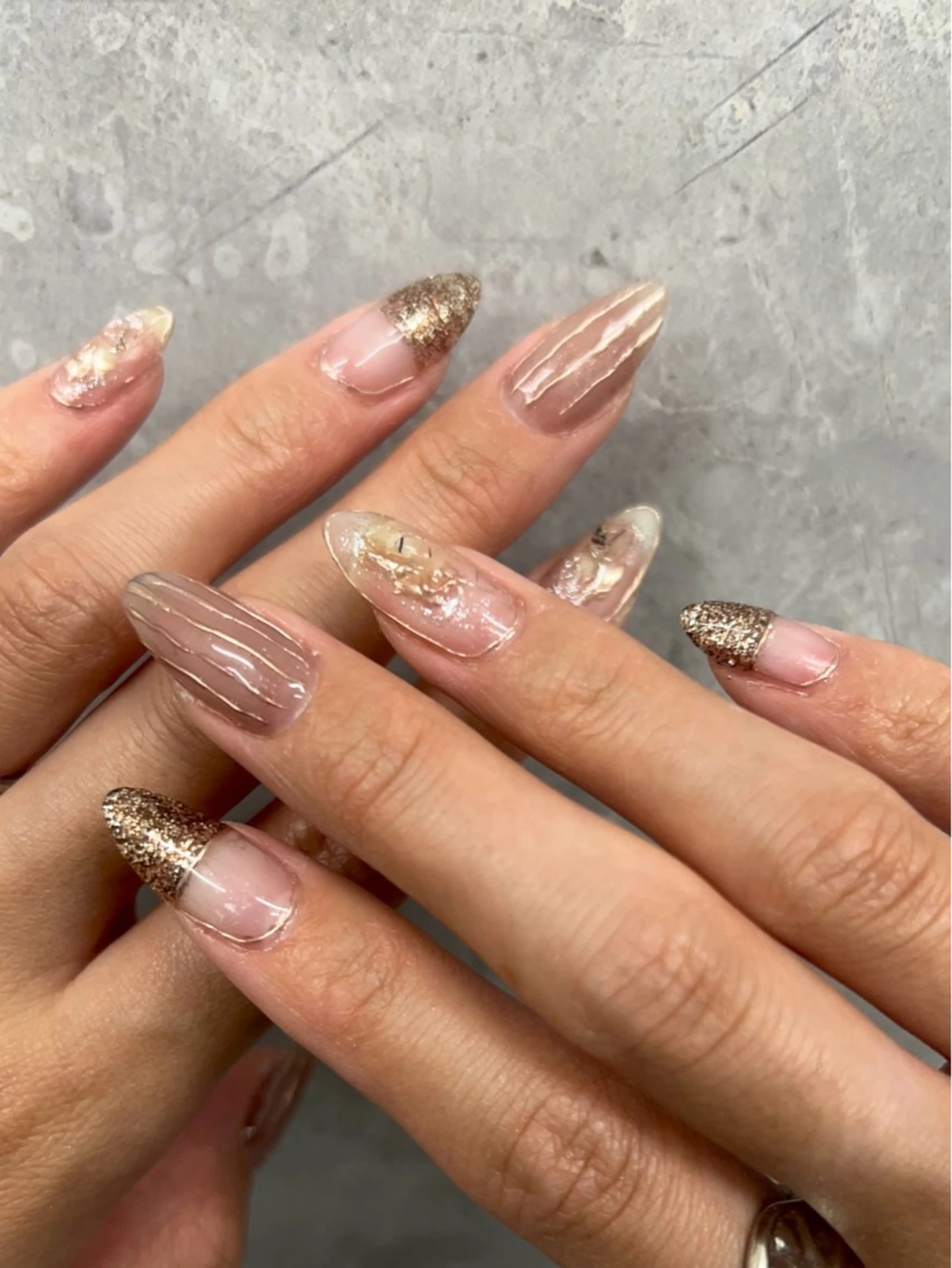 ネイル ハンドネイル nailsalon   haku所属・haku 🤍のネイルデザイン