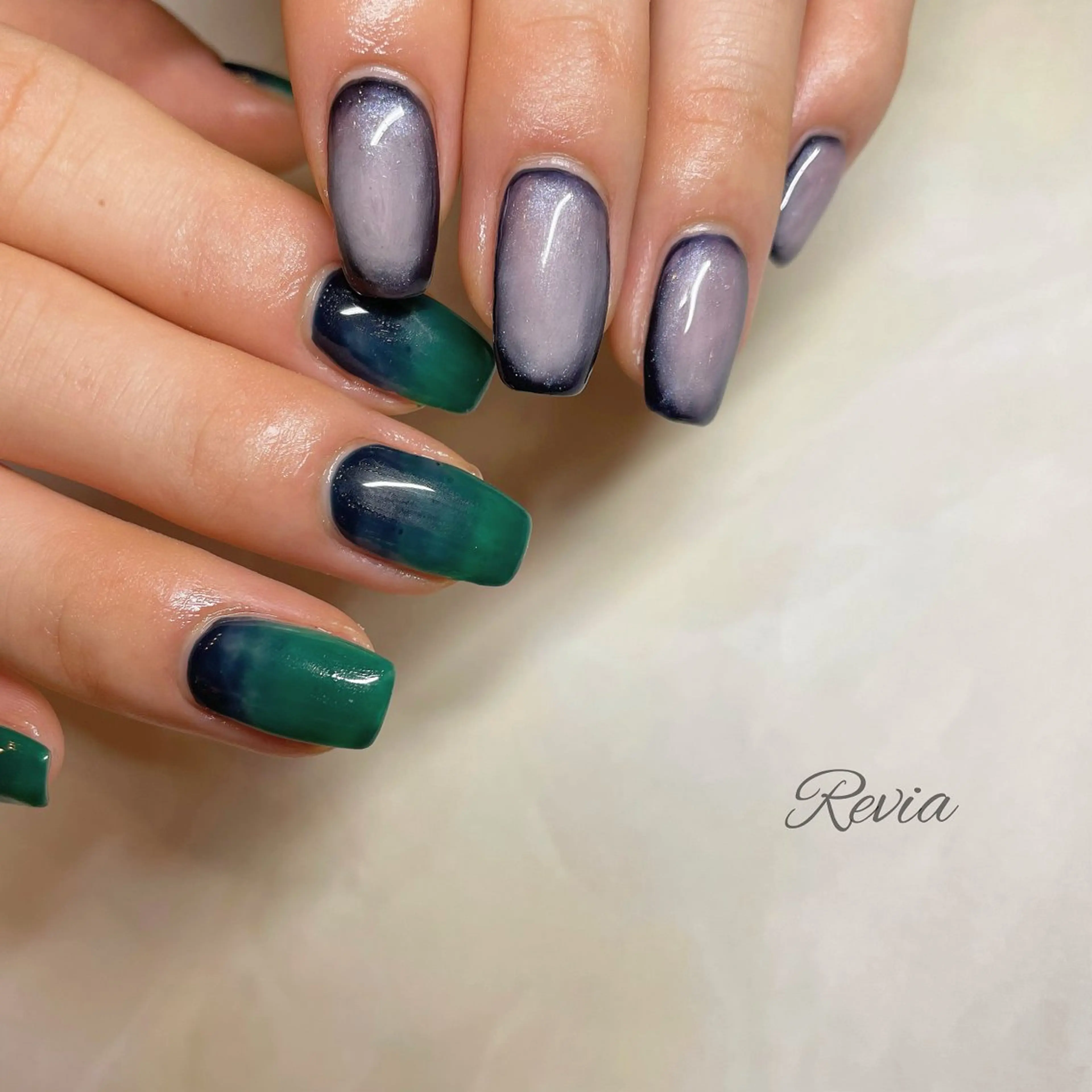 ネイル ハンドネイル revia所属・ERI Nailistのネイルデザイン