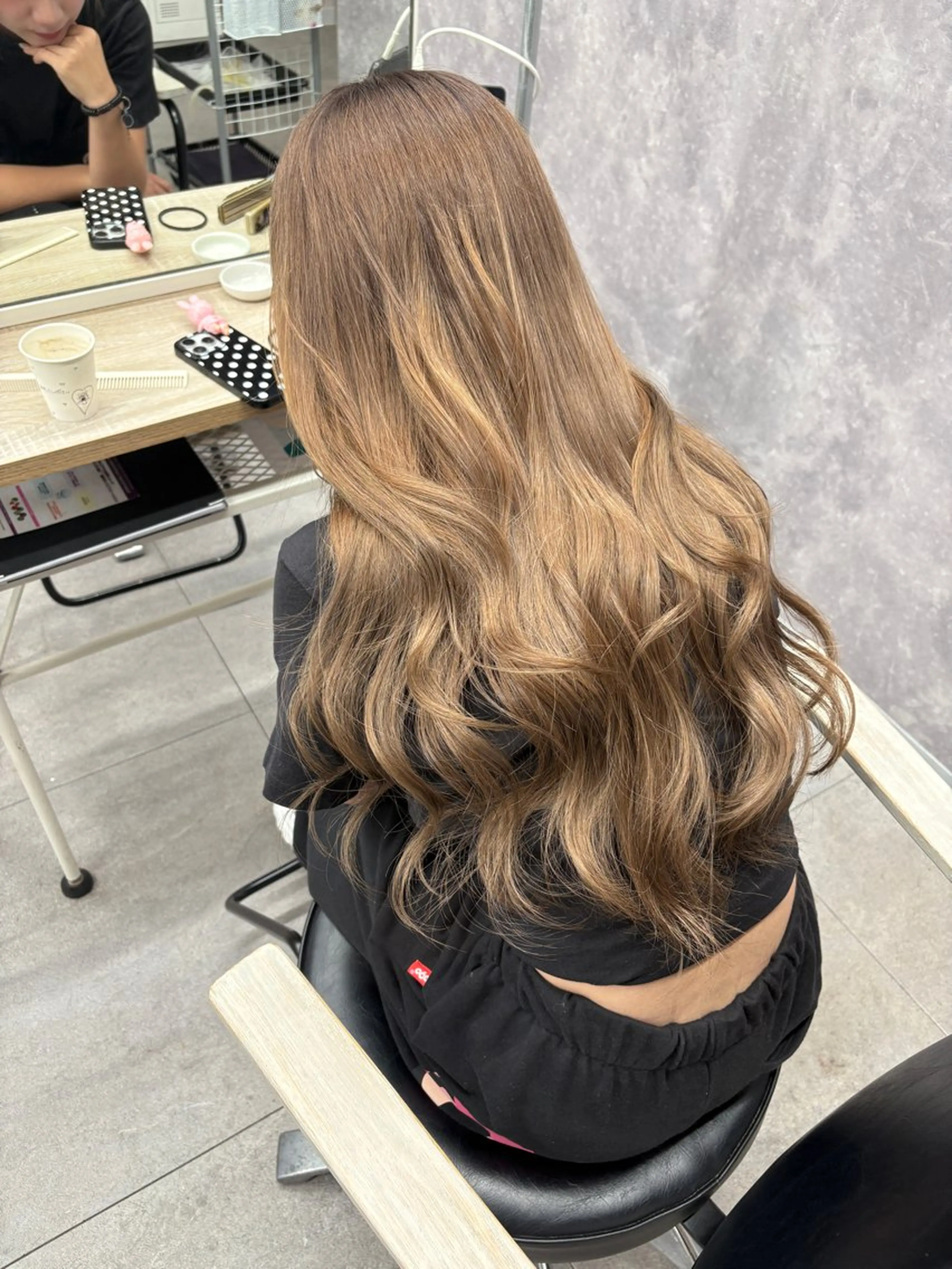ロング カット ヘアカラー トリートメント ⚜️抜け感×艶カラー ⚜️ちづるのヘアスタイル