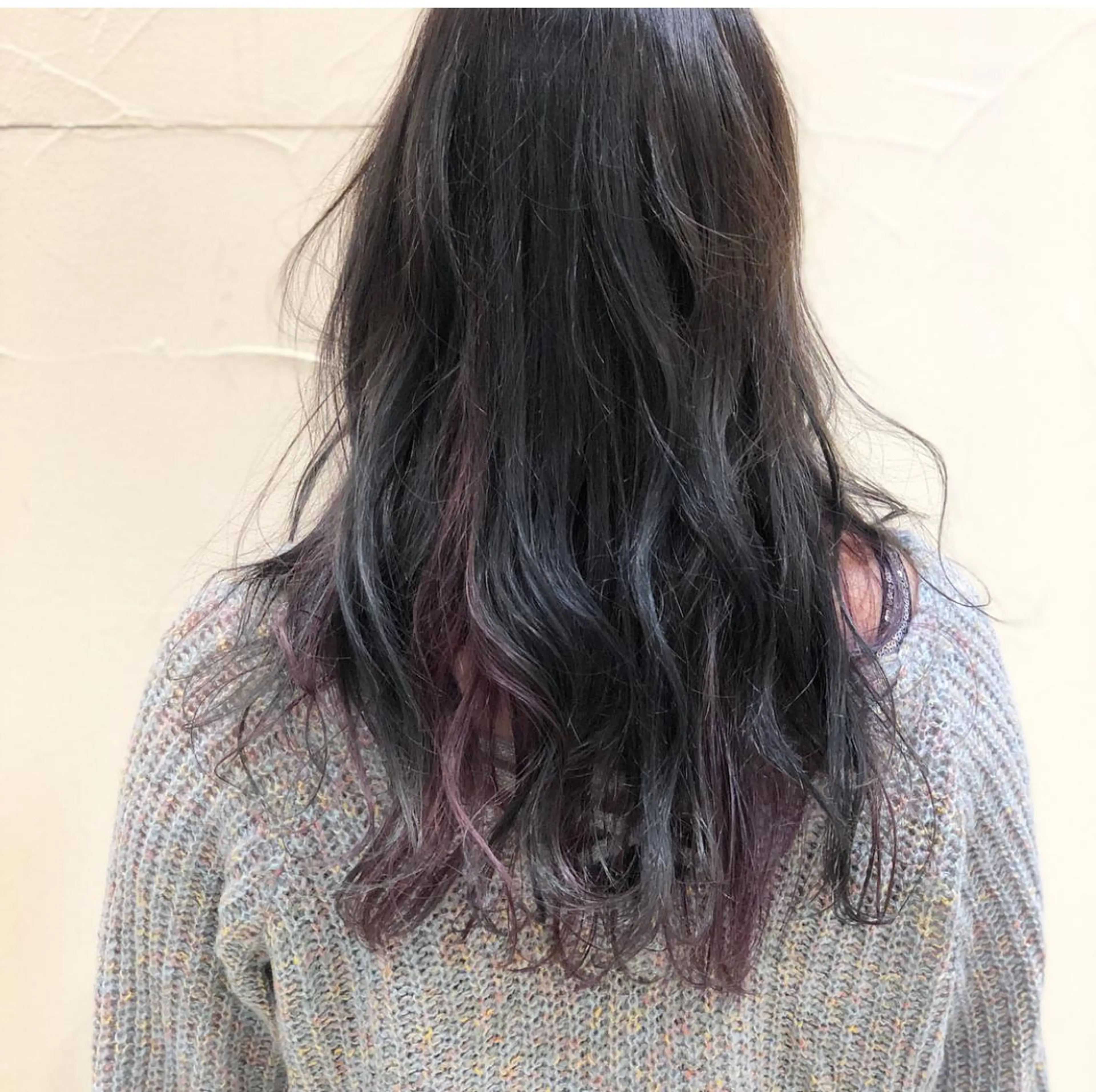 ロング アッシュ ピンクラベンダー ヘアカラー トリートメント 🤍美髪改善職人🤍 高橋　臣介 店長のヘアスタイル