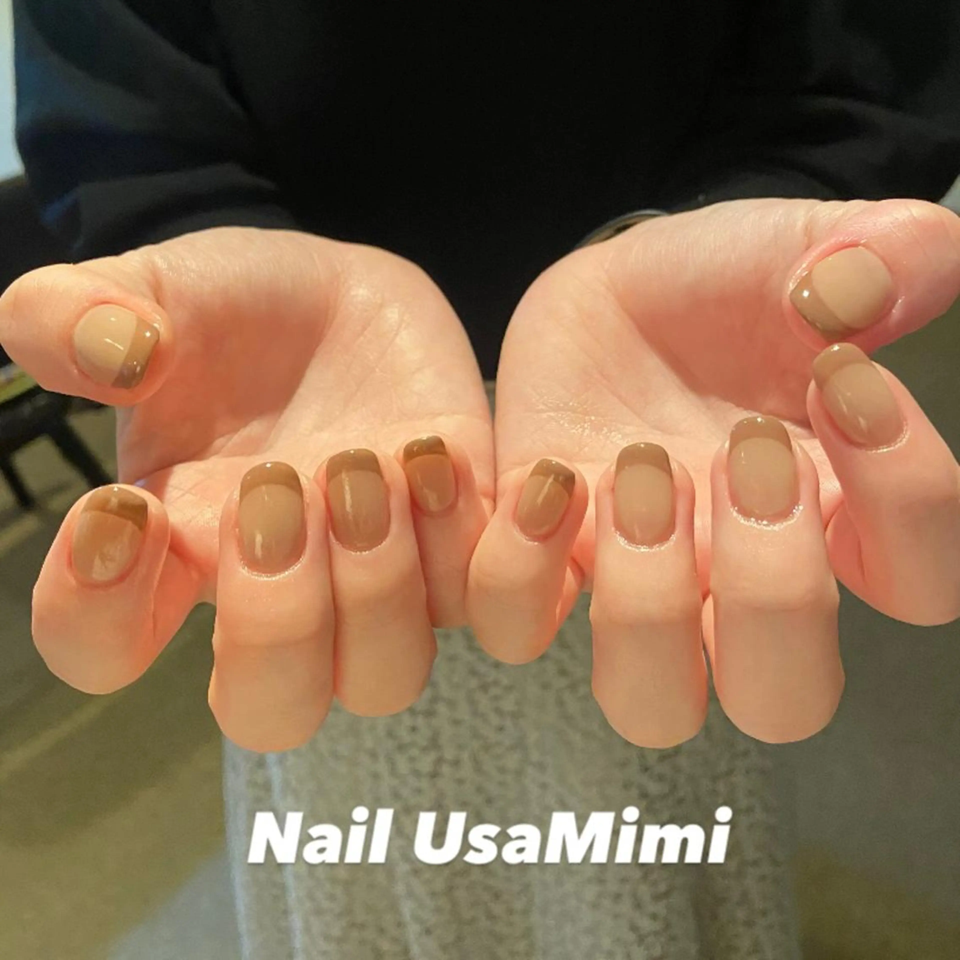 ネイル クリアネイル フットネイル ジェルネイル マグネットネイル 持ち込み 本町ネイルNail UsaMimiのネイルデザイン