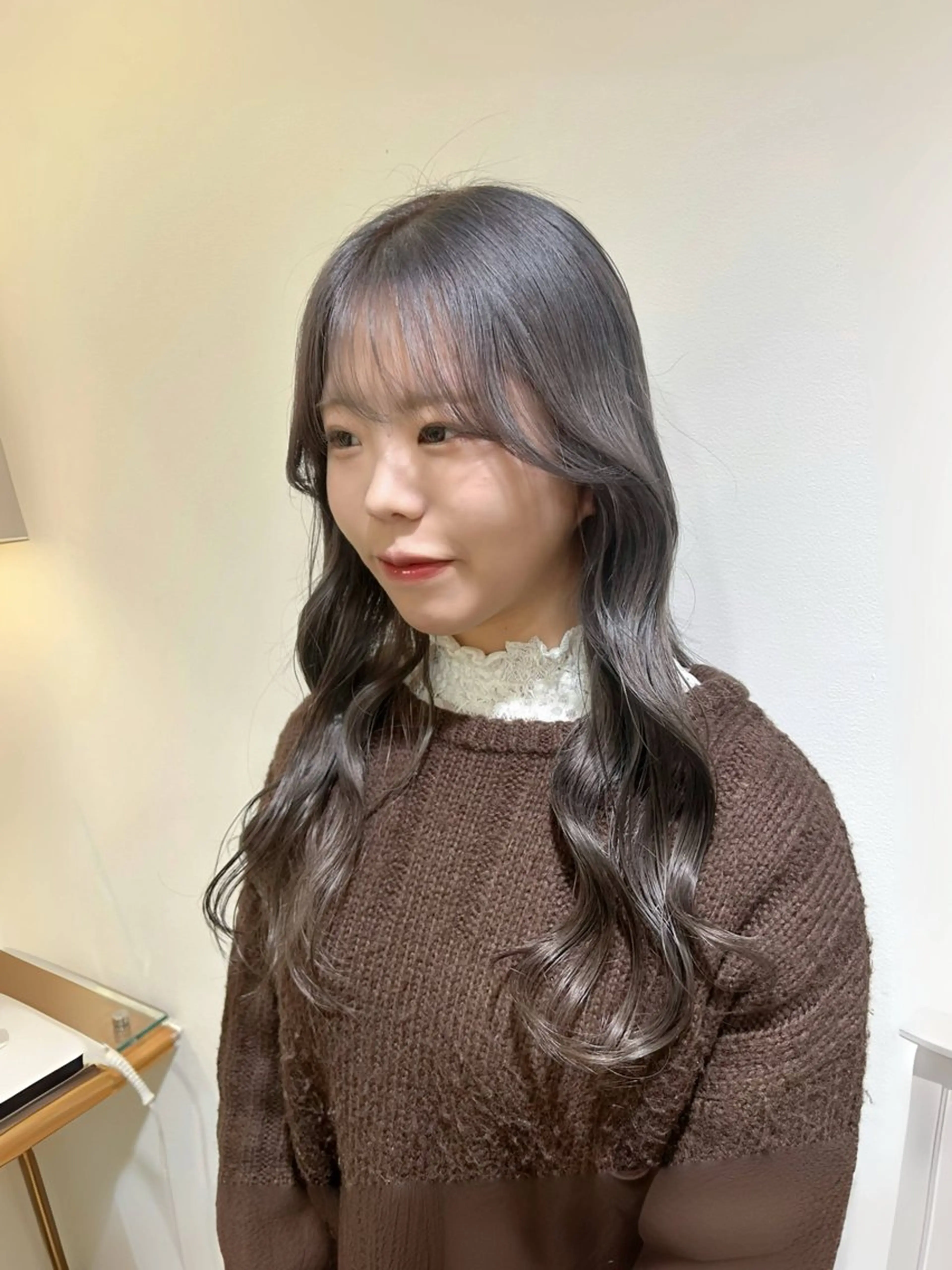ロング カラー 透明感カラー ラベンダーカラー ヘアカラー momoha 『モテヘア🍓』のヘアスタイル