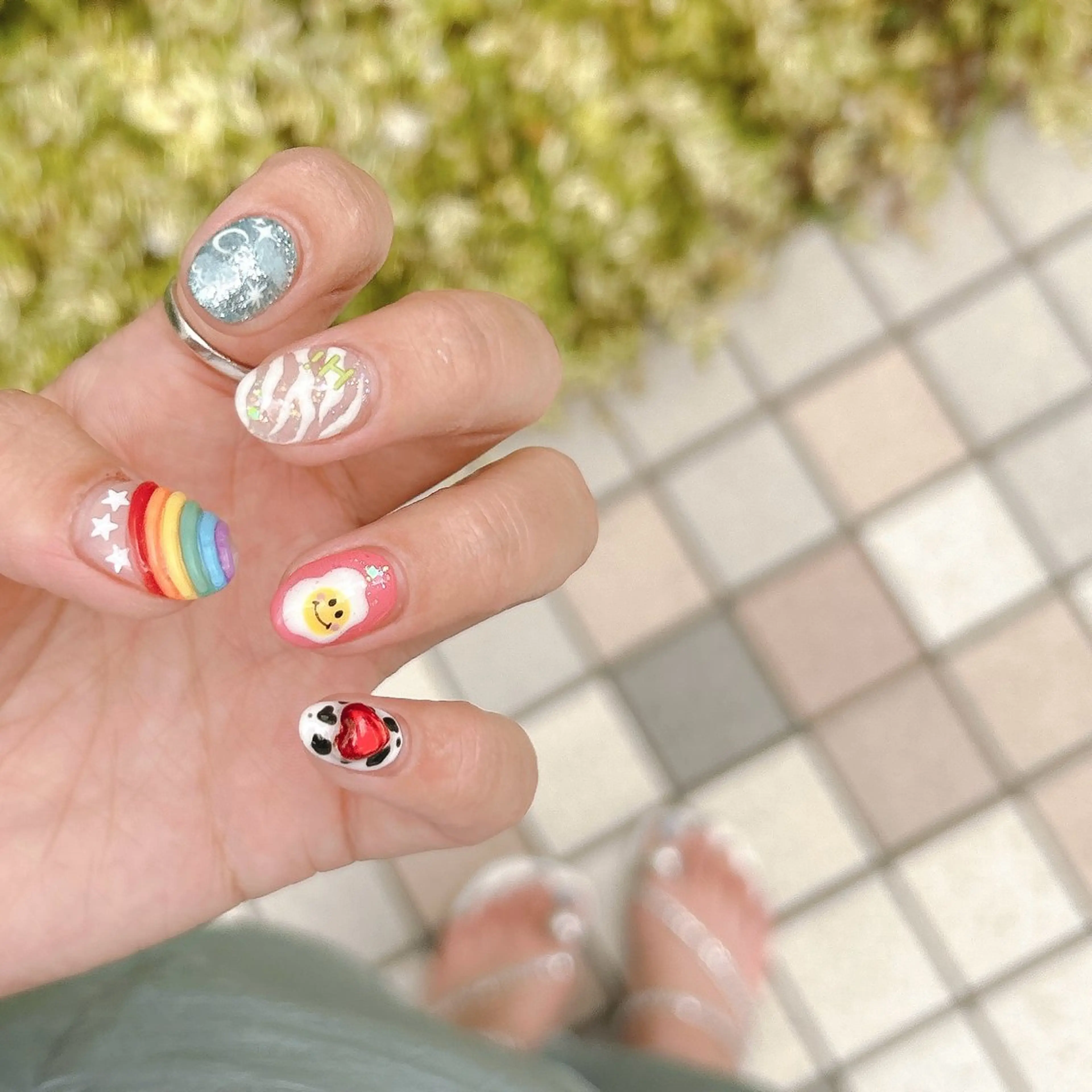 ネイル ハンドネイル junna のぞいてねのネイルデザイン