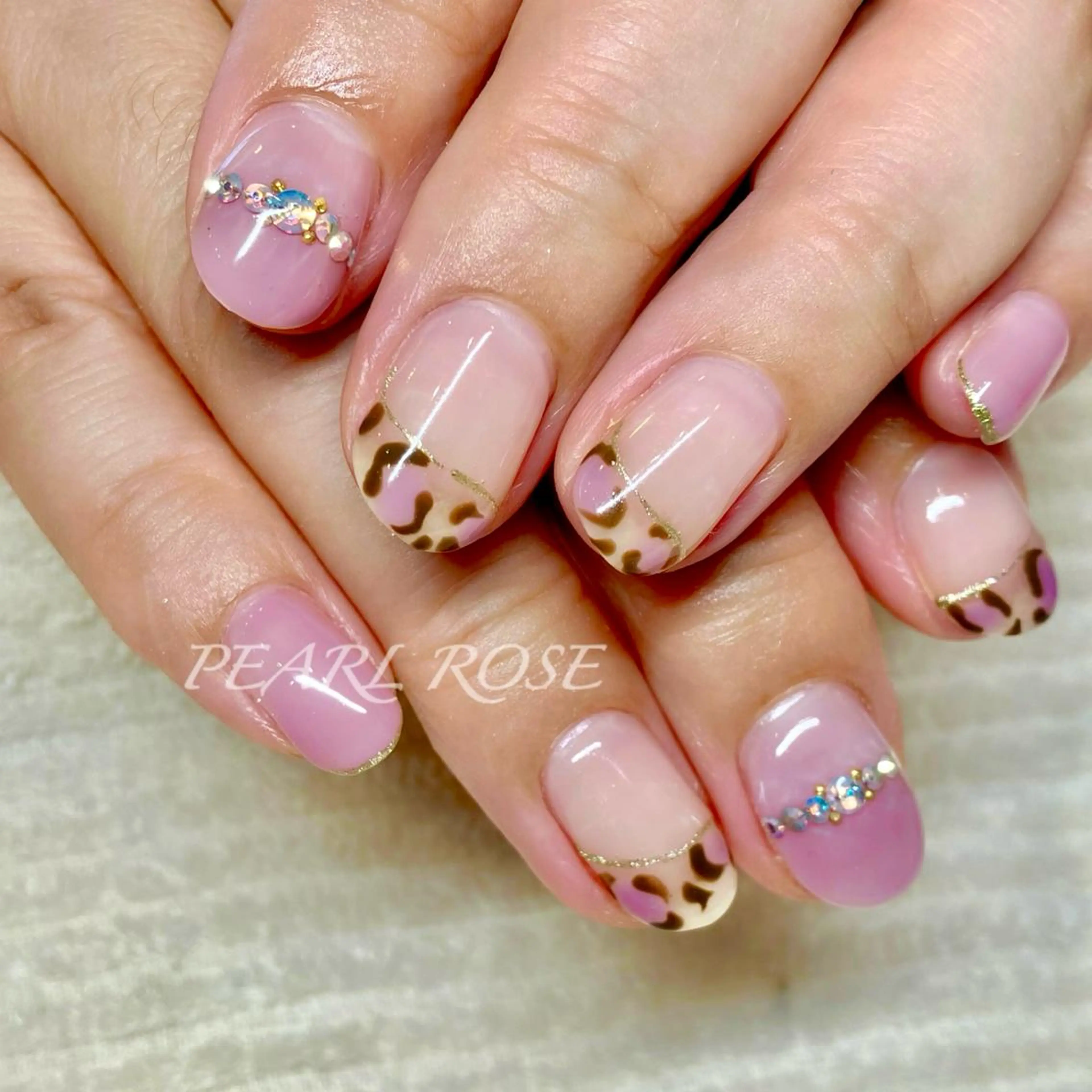 ネイル アニマル柄 ハンドネイル Beauty salon Ryu・ange所属・RyuAnge リュアンジュのその他イメージ