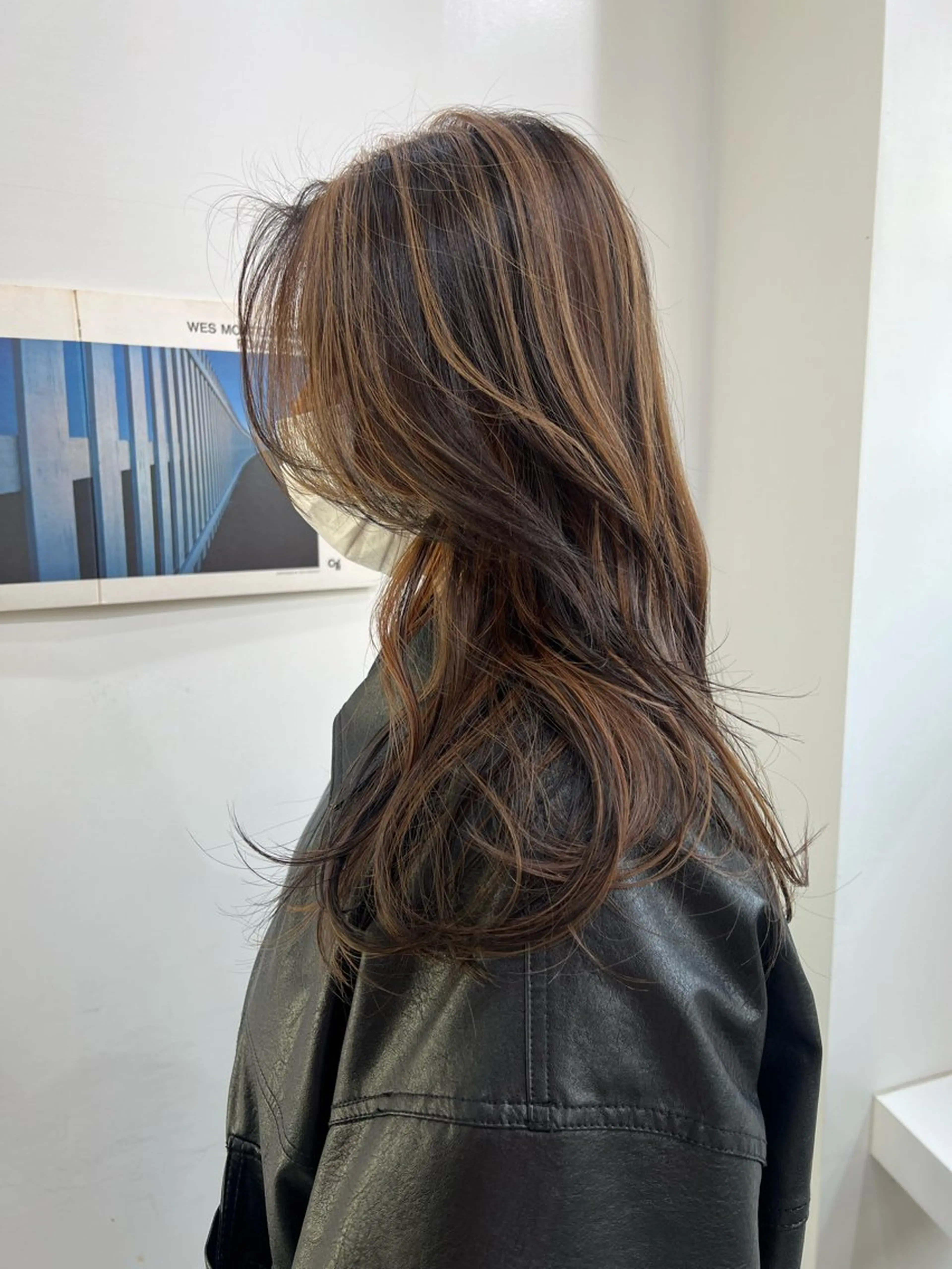 セミロング カット ヘアカラー 💥ウルフカット デザインあんな💥のヘアスタイル