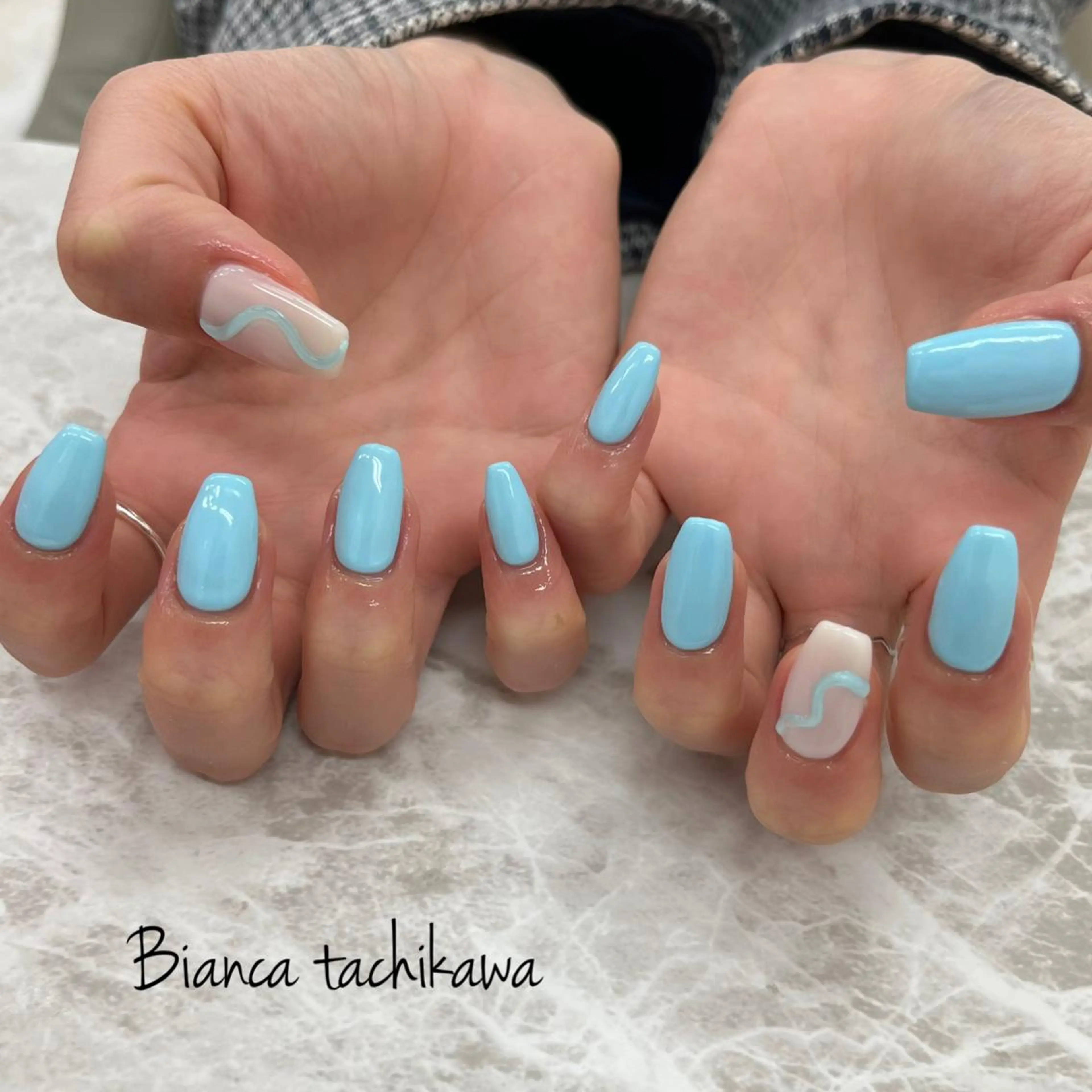 ネイル ハンドネイル Bianca☁国分寺 🤍店長/黒木愛美のネイルデザイン