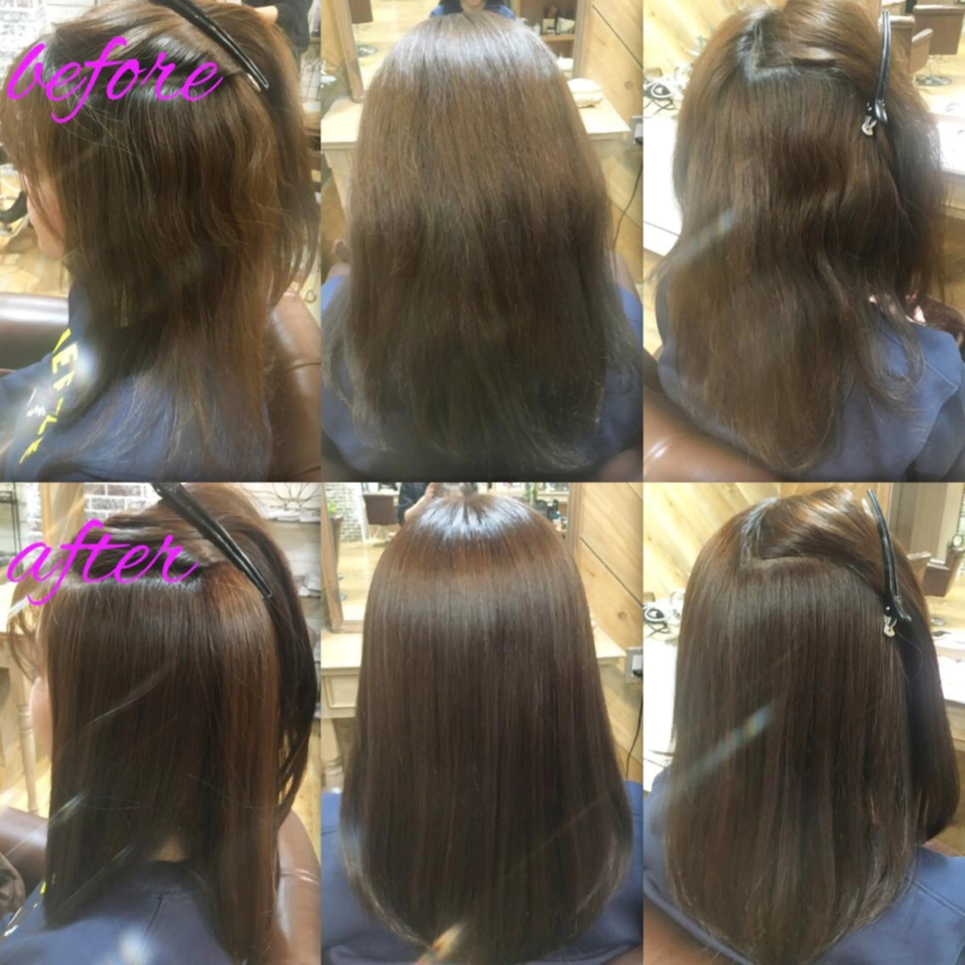 セミロング カラー パーマ イルミナカラー ストレートパーマ カット ヘアカラー 縮毛矯正 縮毛矯正とパーマは お任せ/デサキ🍥のヘアスタイル