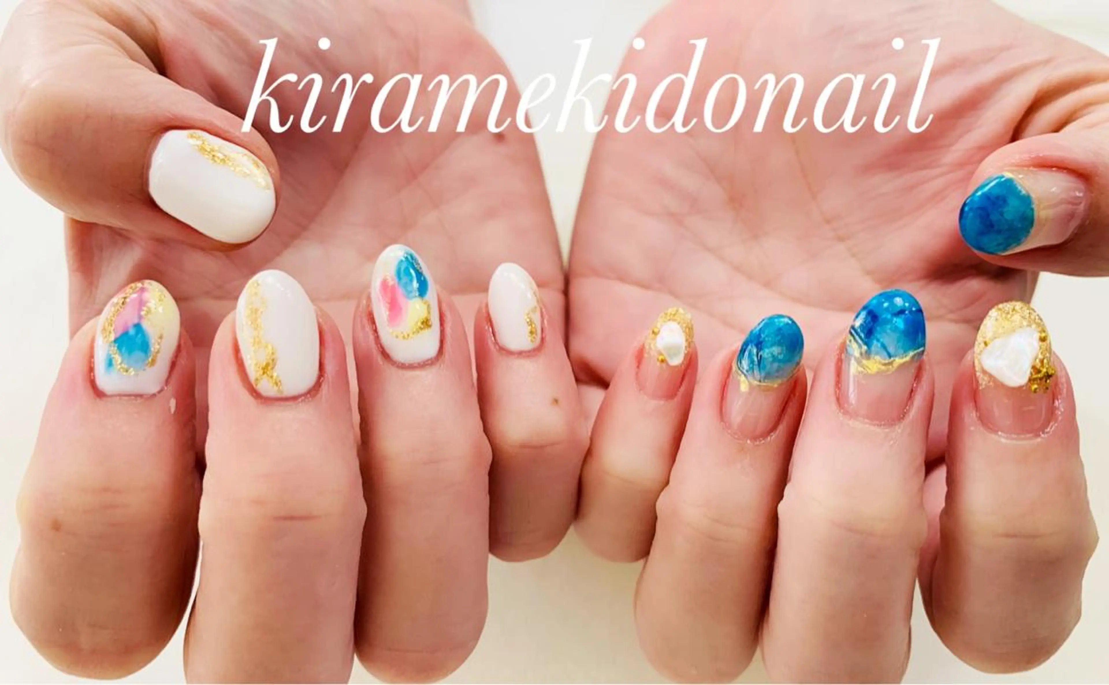 ネイル ハンドネイル kiramekido nail salon所属・林 禅のネイルデザイン