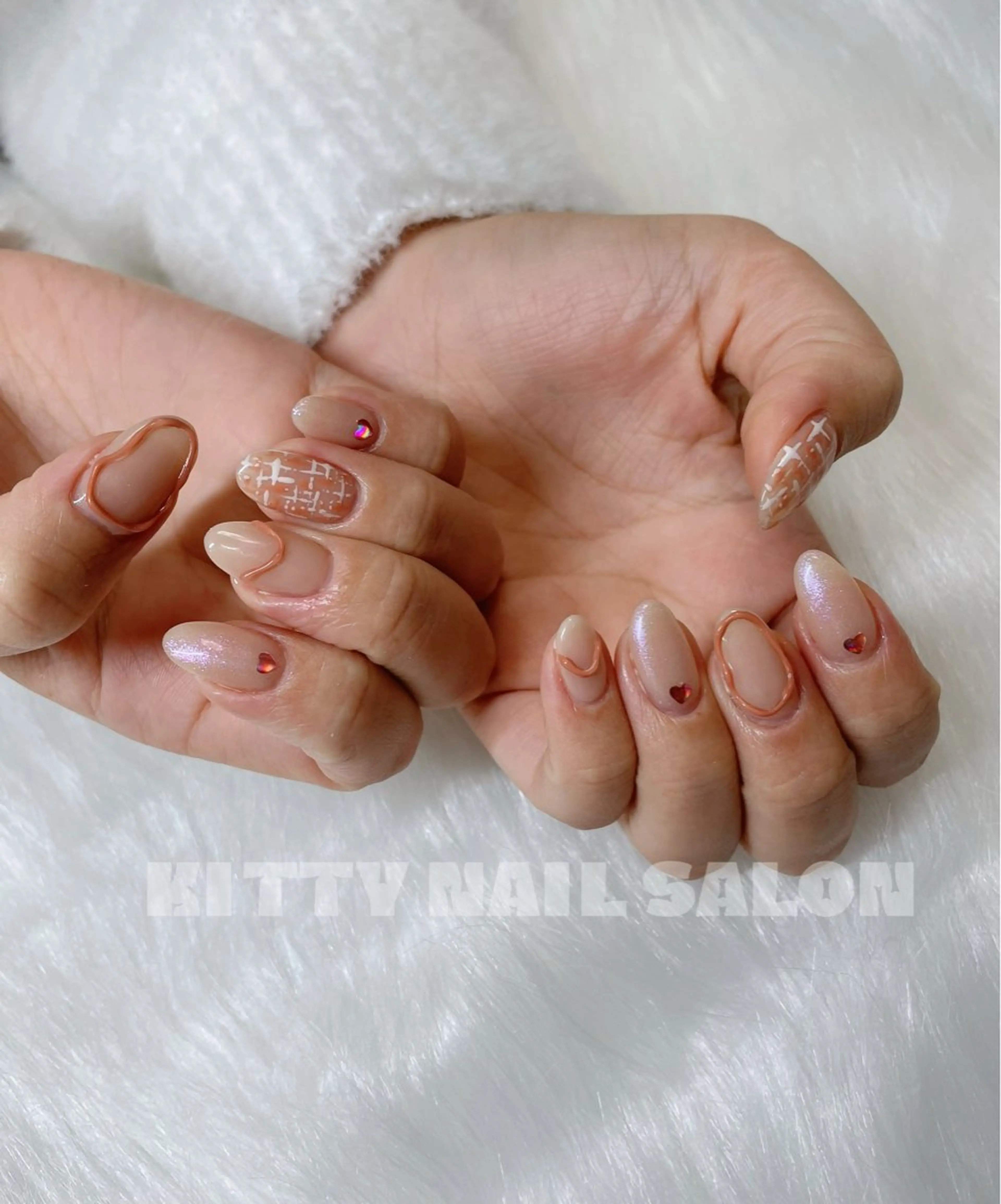ネイル ハンドネイル kitty nail salonのネイルデザイン