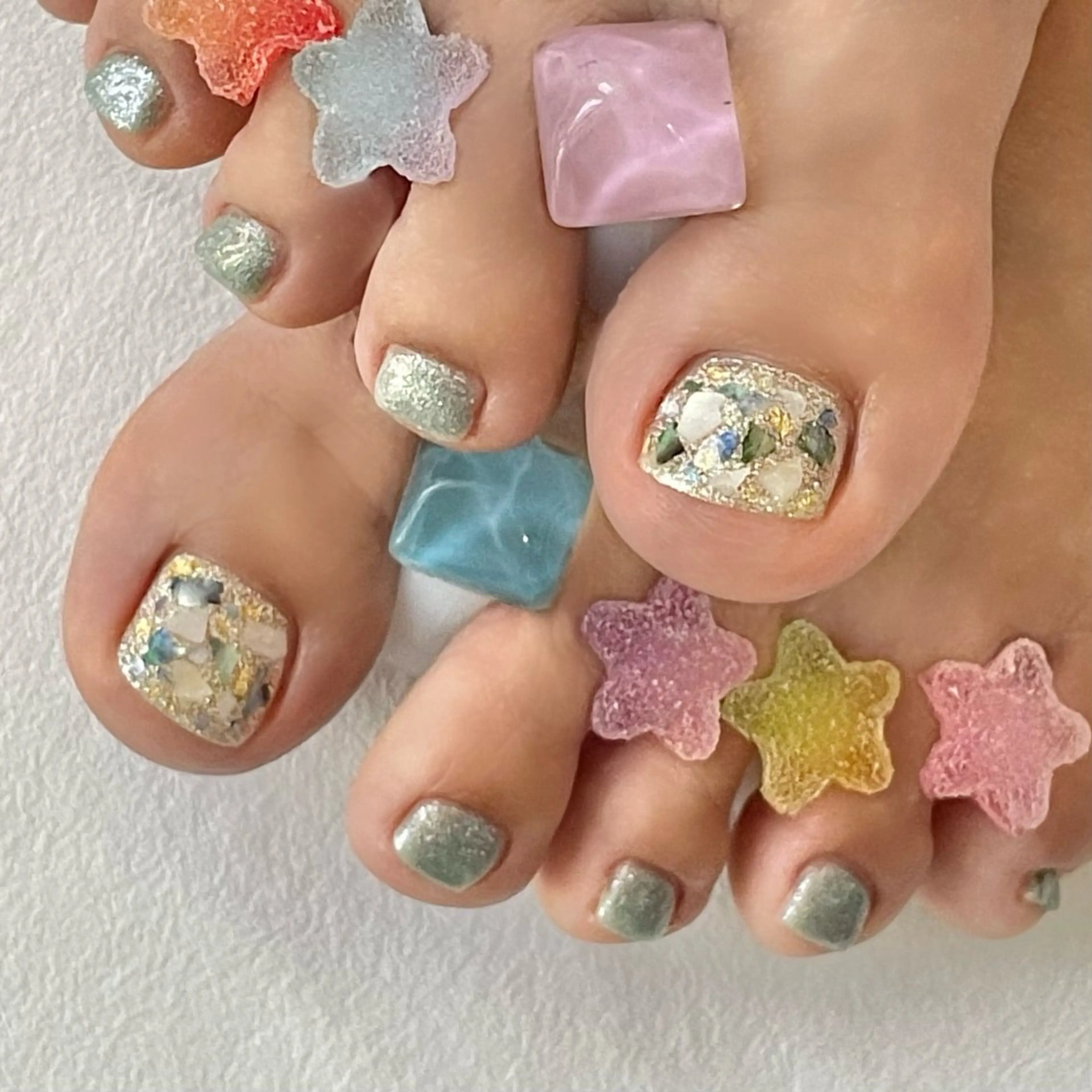 ネイル フラッシュネイル フラッシュマグ ワンカラーネイル private salon Noëlのネイルデザイン