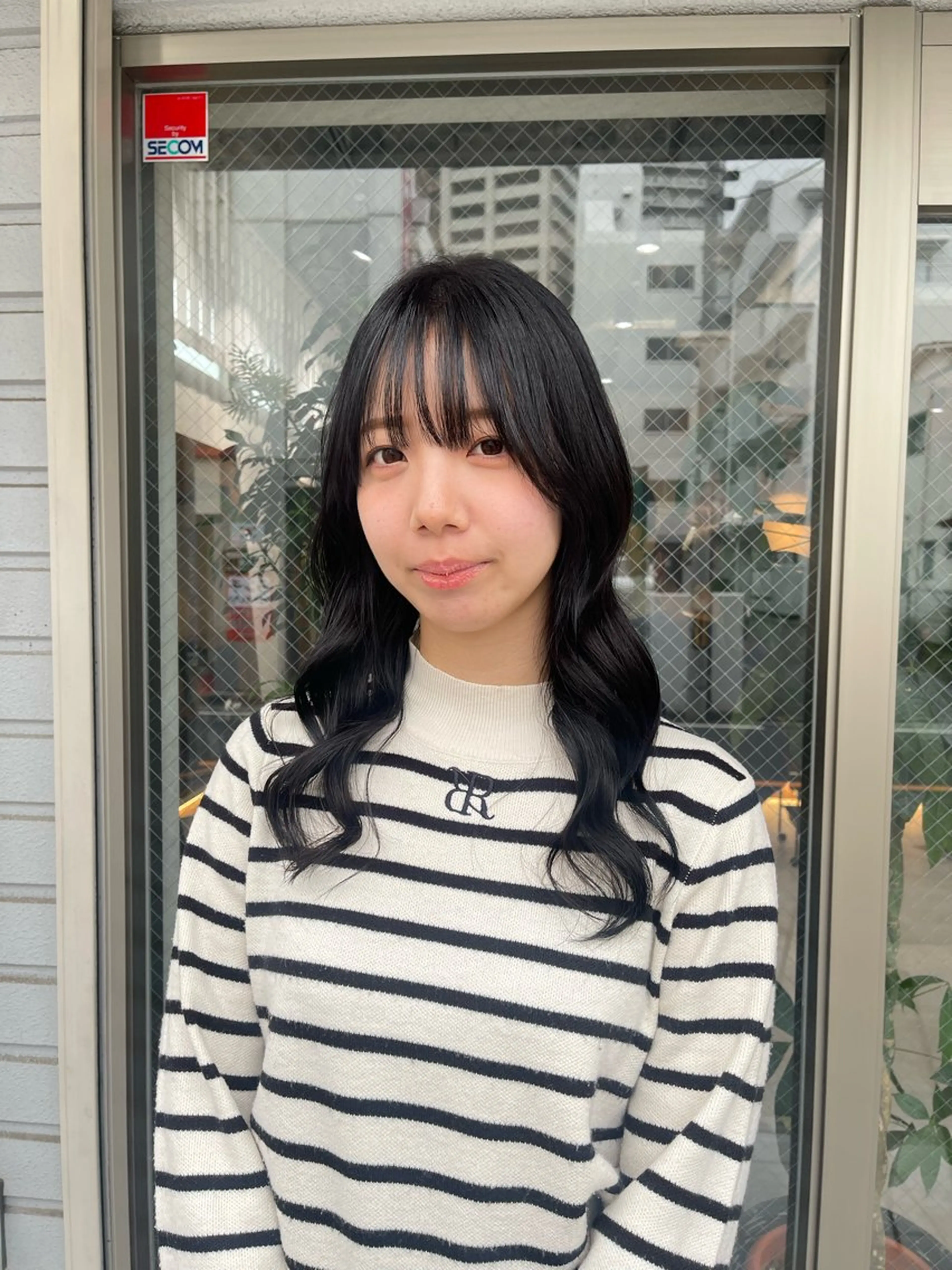 セミロング カラー 黒髪 レイヤーカット ヘアカラー トリートメント 🩵ボブ/レイヤー /髪質改善🩵のヘアスタイル