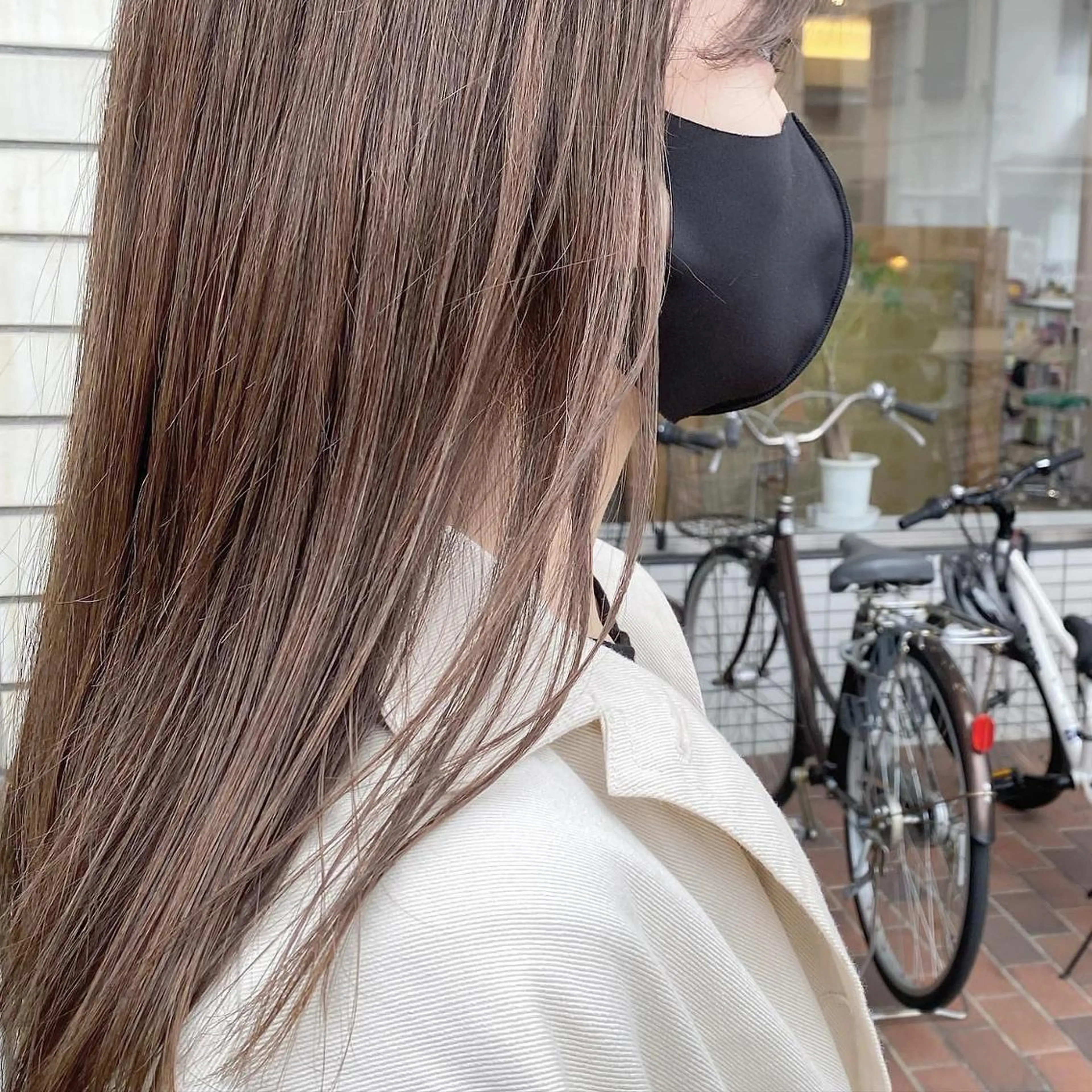 カラー ベージュカラー ブリーチ ブラウンカラー ショコラグレージュ ココアブラウン 艶髪レイヤー屋さん 大澤竜馬のヘアスタイル