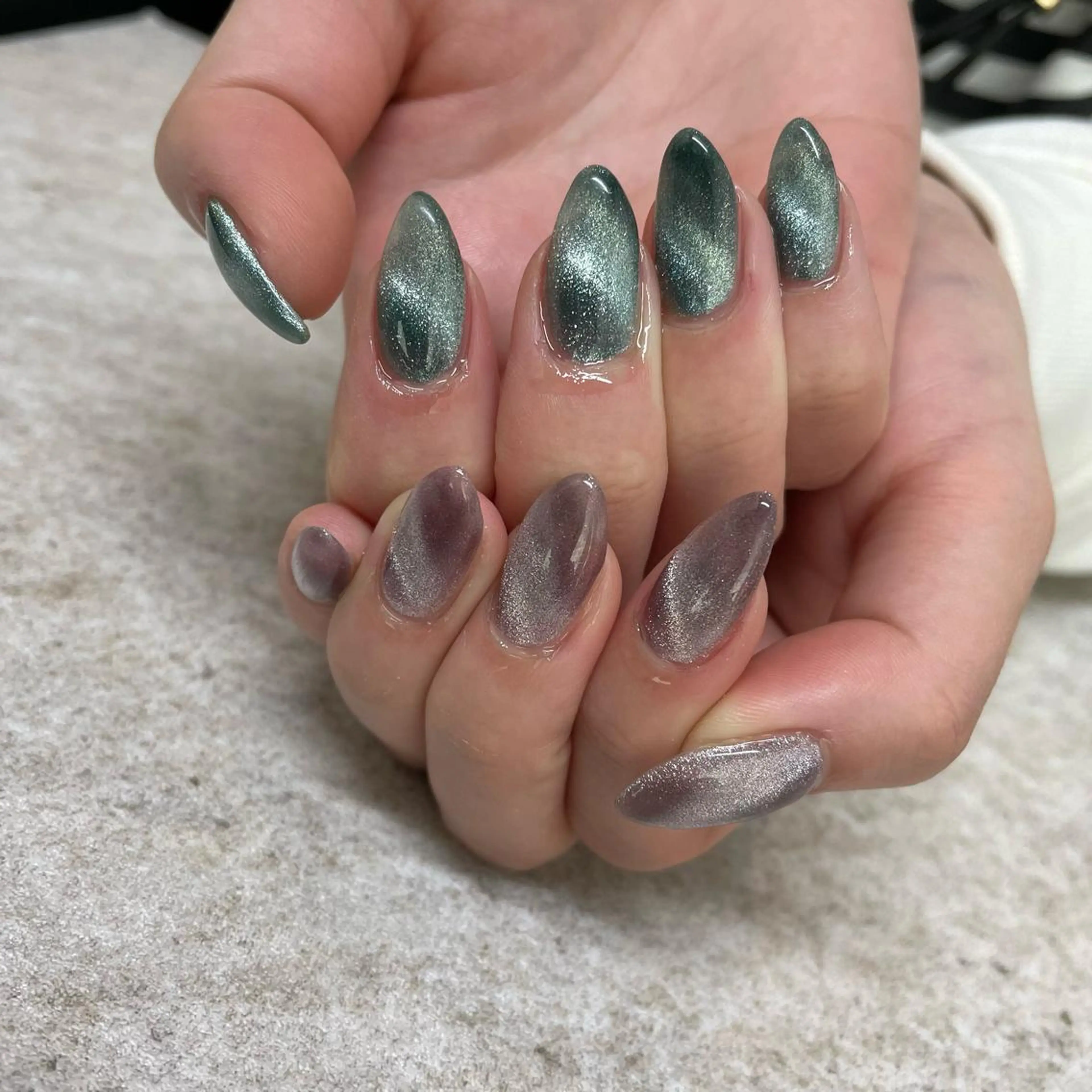 ネイル ジェルネイル マグネットネイル 丁寧カウンセリング 個性派ネイルyukoのネイルデザイン