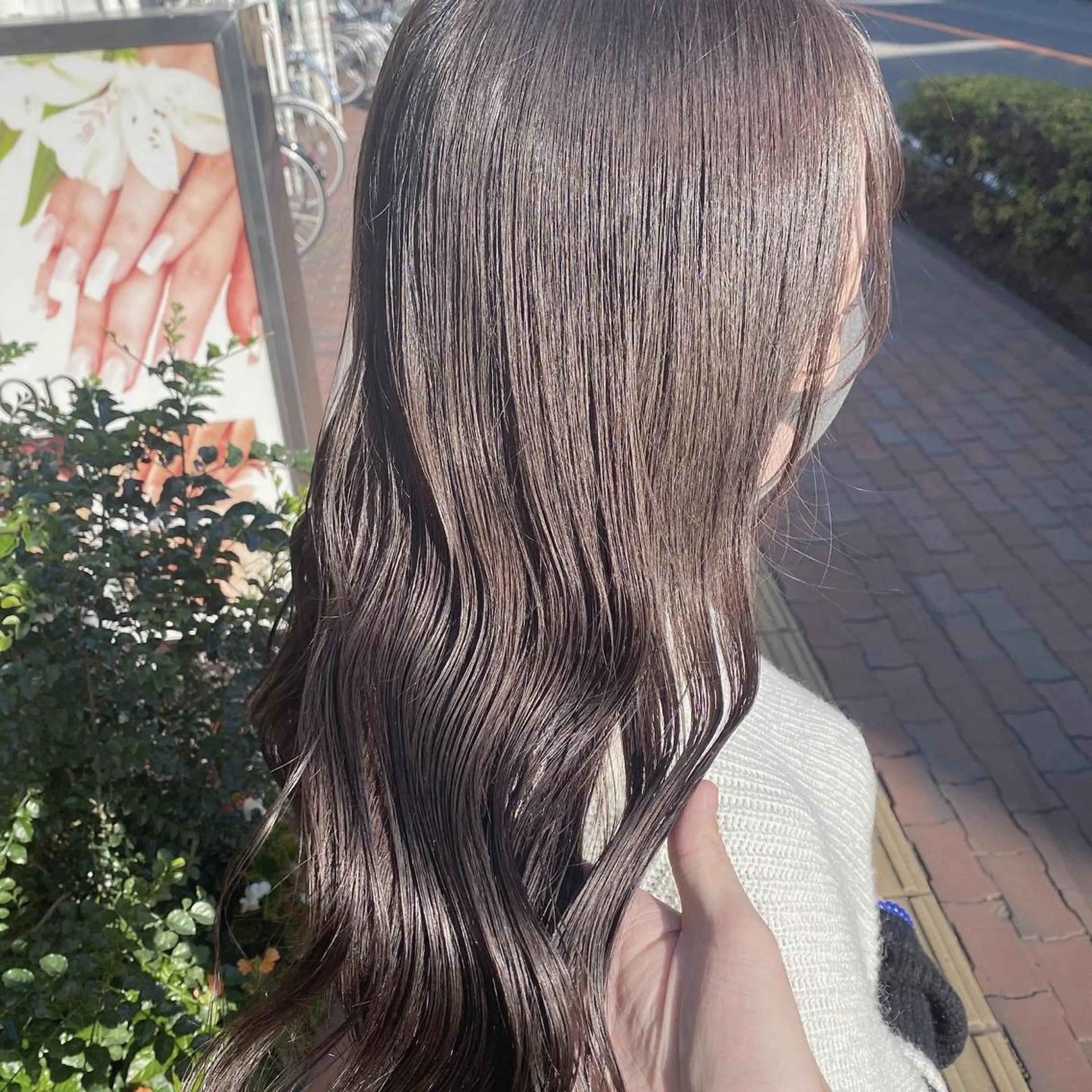 セミロング カラー ヘアカラー エリアマネージャー 復活の大澤竜馬のヘアスタイル