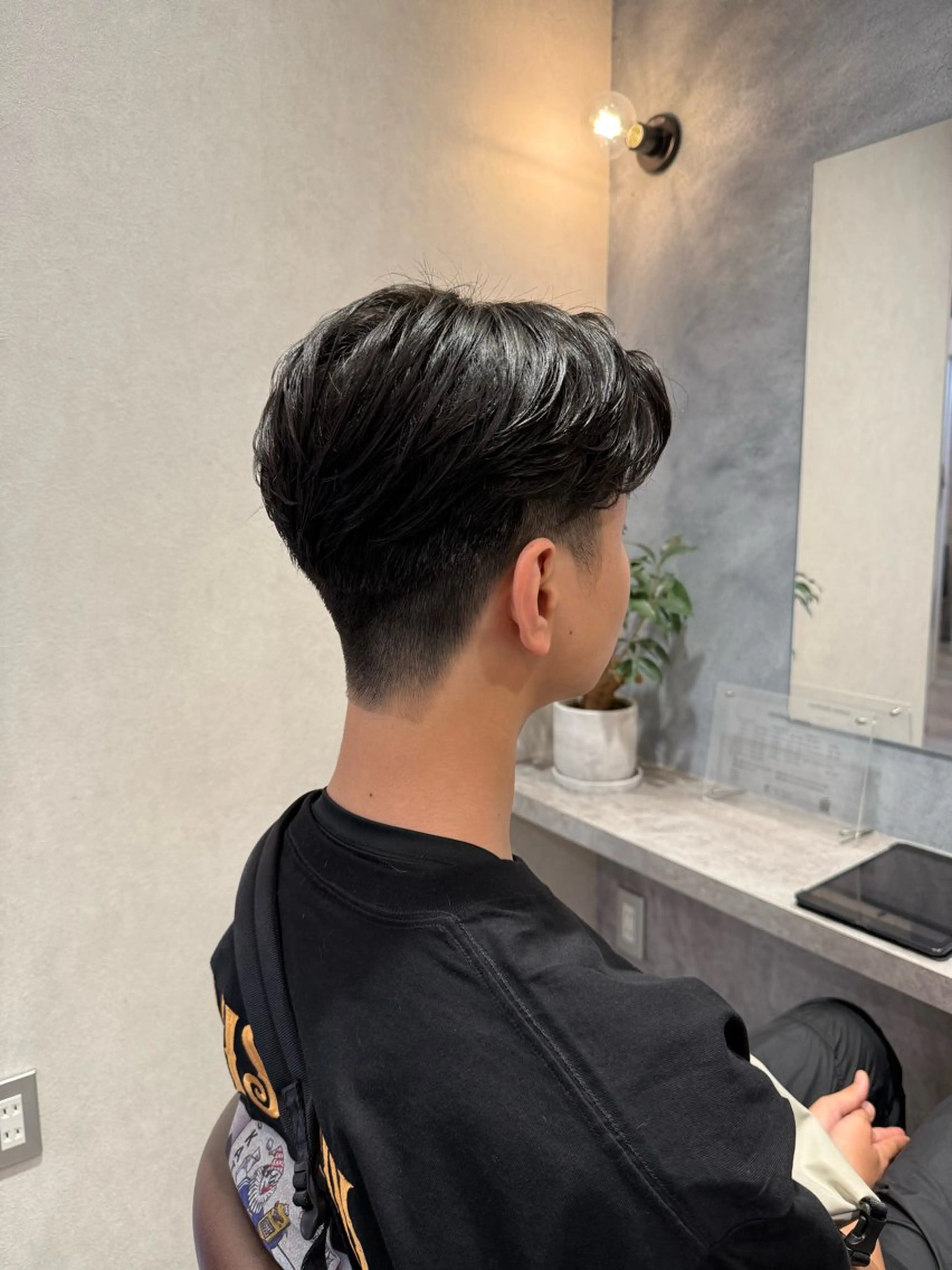 メンズ カット パーマ 山元 くるみのヘアスタイル