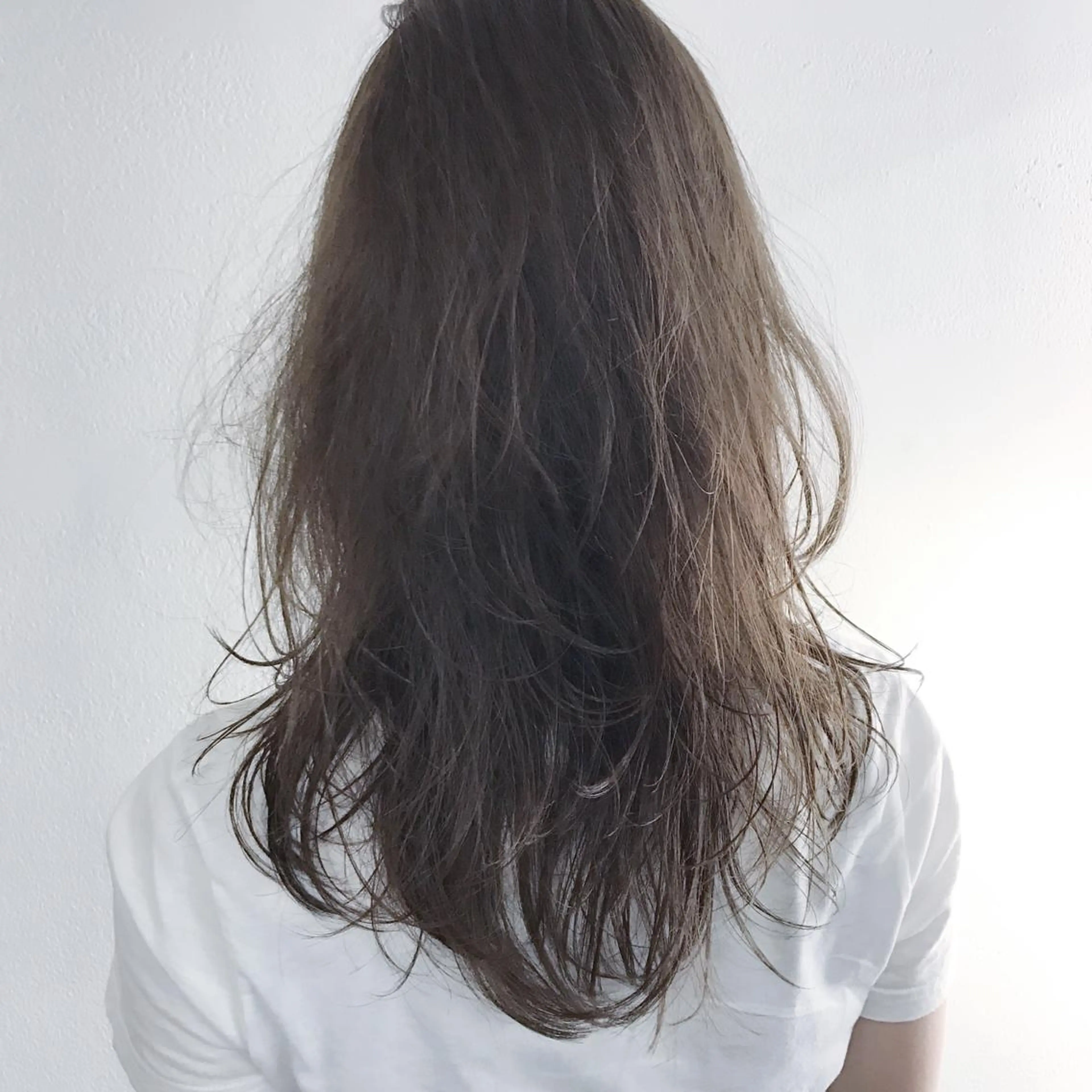 セミロング カラー ベージュカラー ブルーカラー レイヤーカット DUMBO所属・【完全マンツー 恵比寿】佐藤 翔のヘアスタイル