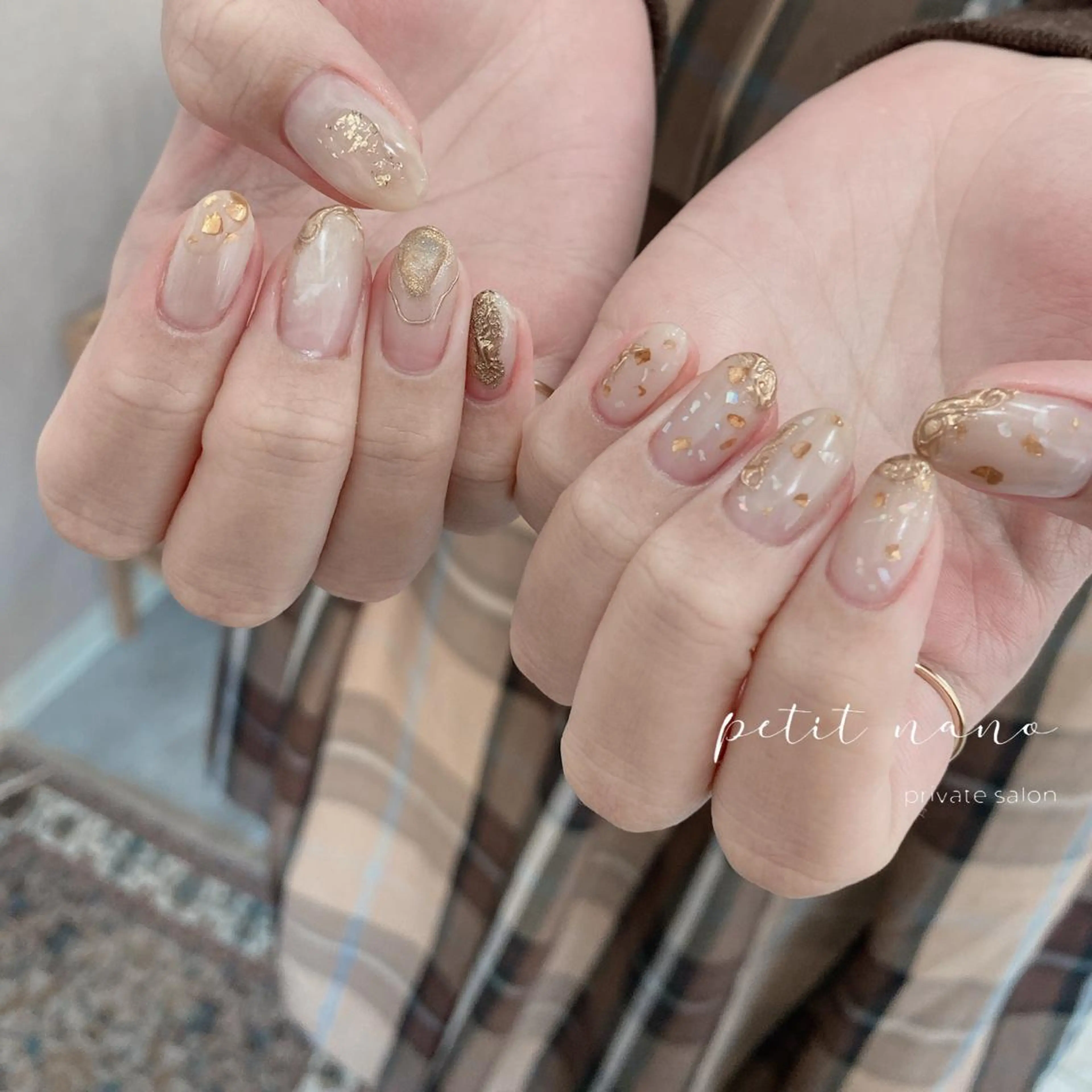 ネイル ニュアンスネイル nail‪◯ petitnanoのネイルデザイン