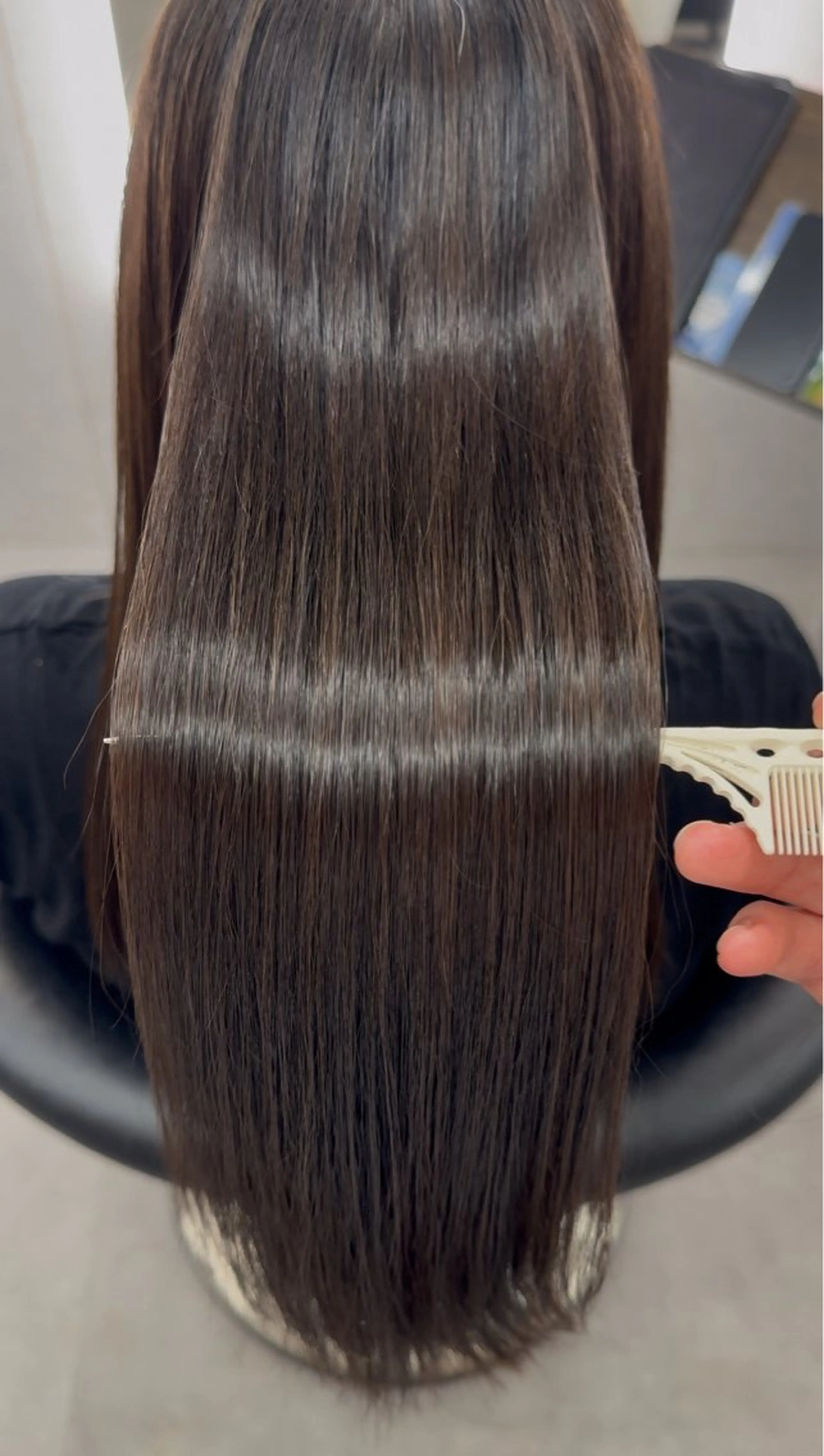 ロング 縮毛矯正 トリートメント 【縮毛矯正/カラー】 今野寛己のヘアスタイル