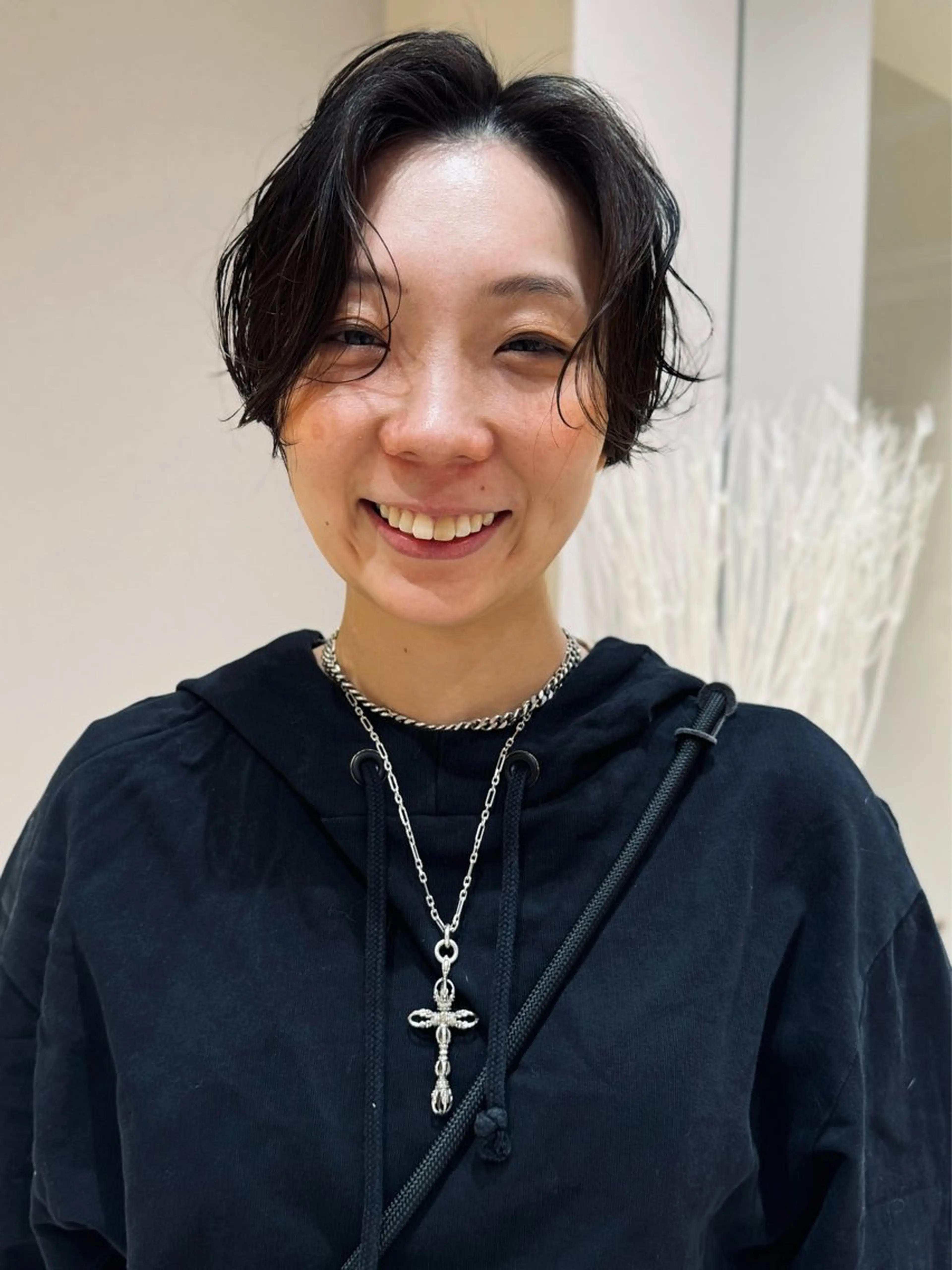 ショート カット ヘアカラー パーマ 🩵縮毛矯正・ボブ 岩原朋也🩵のヘアスタイル