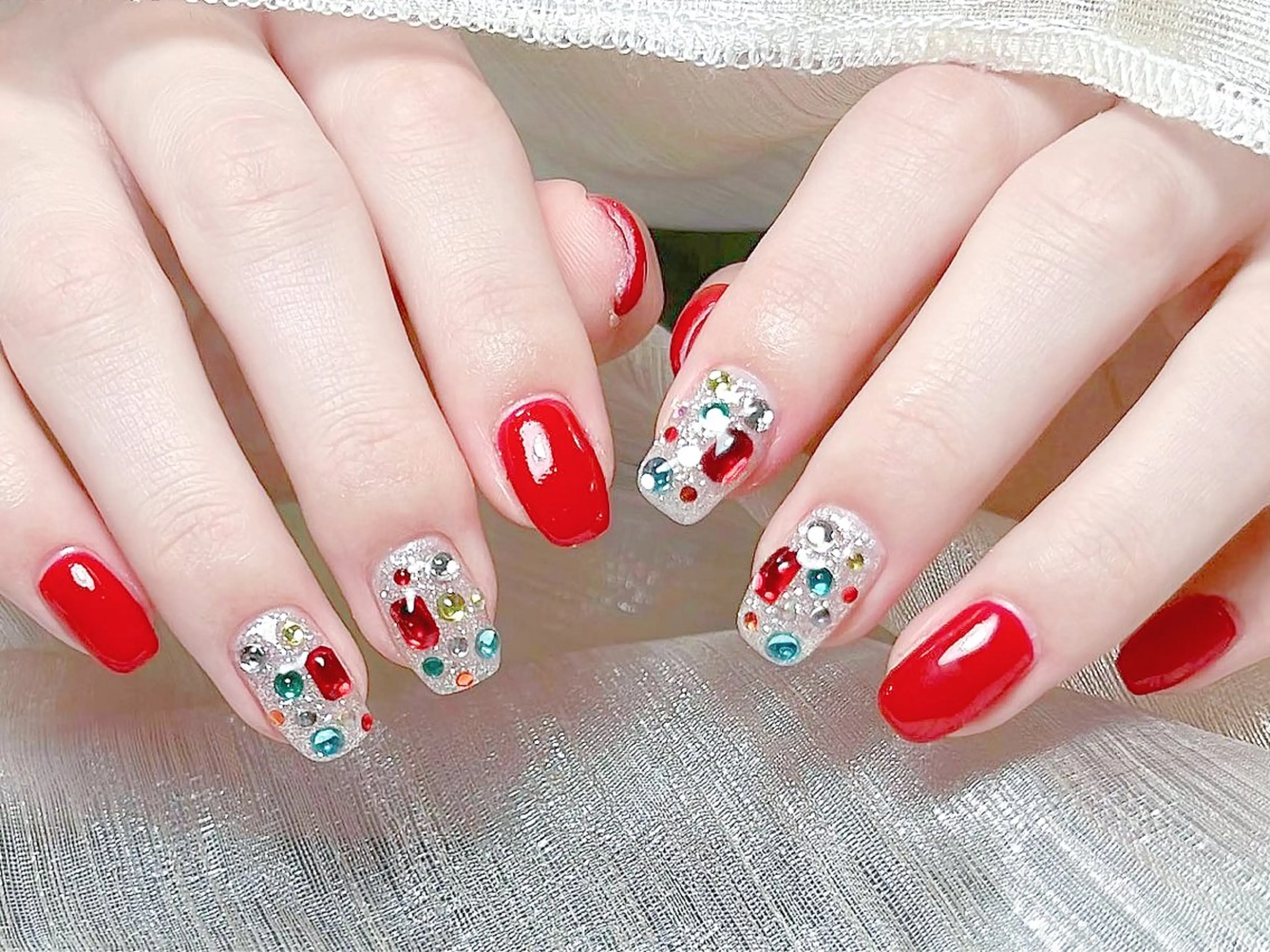 ネイル 長さ出し フレンチネイル グラデーション マグネットネイル マグネットフレンチ ハンドネイル ハンドケア ⭐️Dreamy Nail⭐️のネイルデザイン