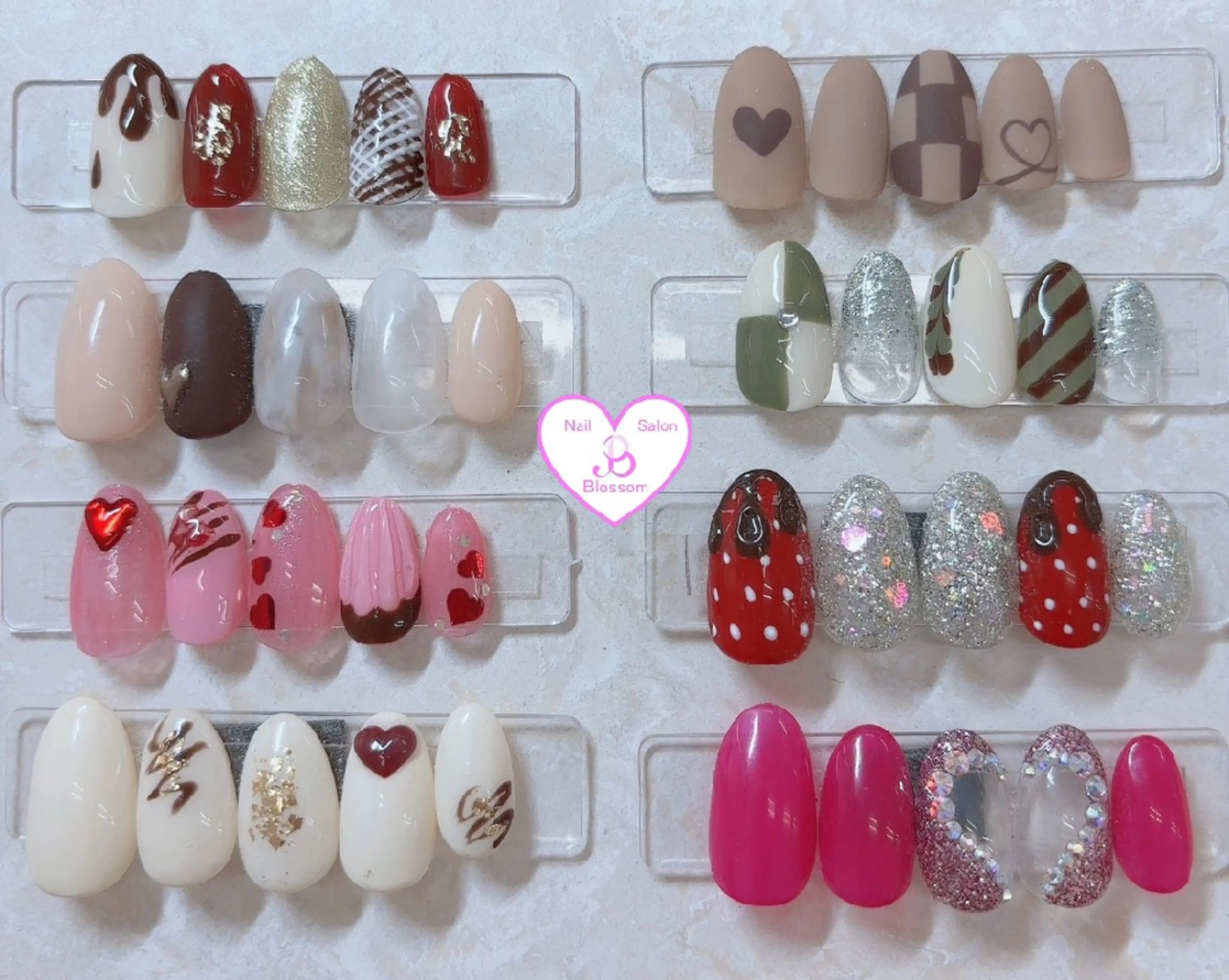 【ジュニアネイリスト】ホワイトデーネイル　5,500円→4,500円の写真