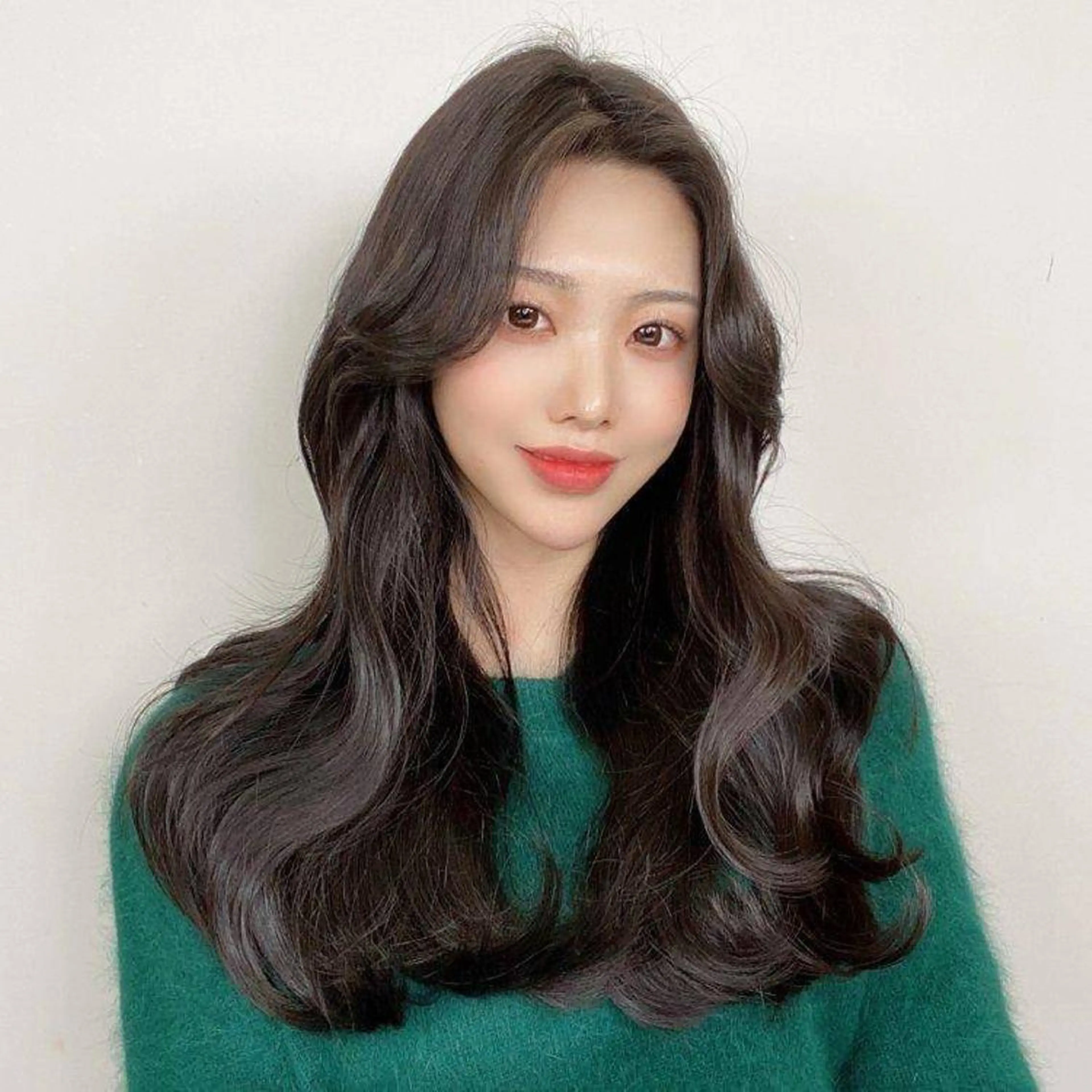 ロング 韓国特化🇰🇷 エクステのヘアスタイル