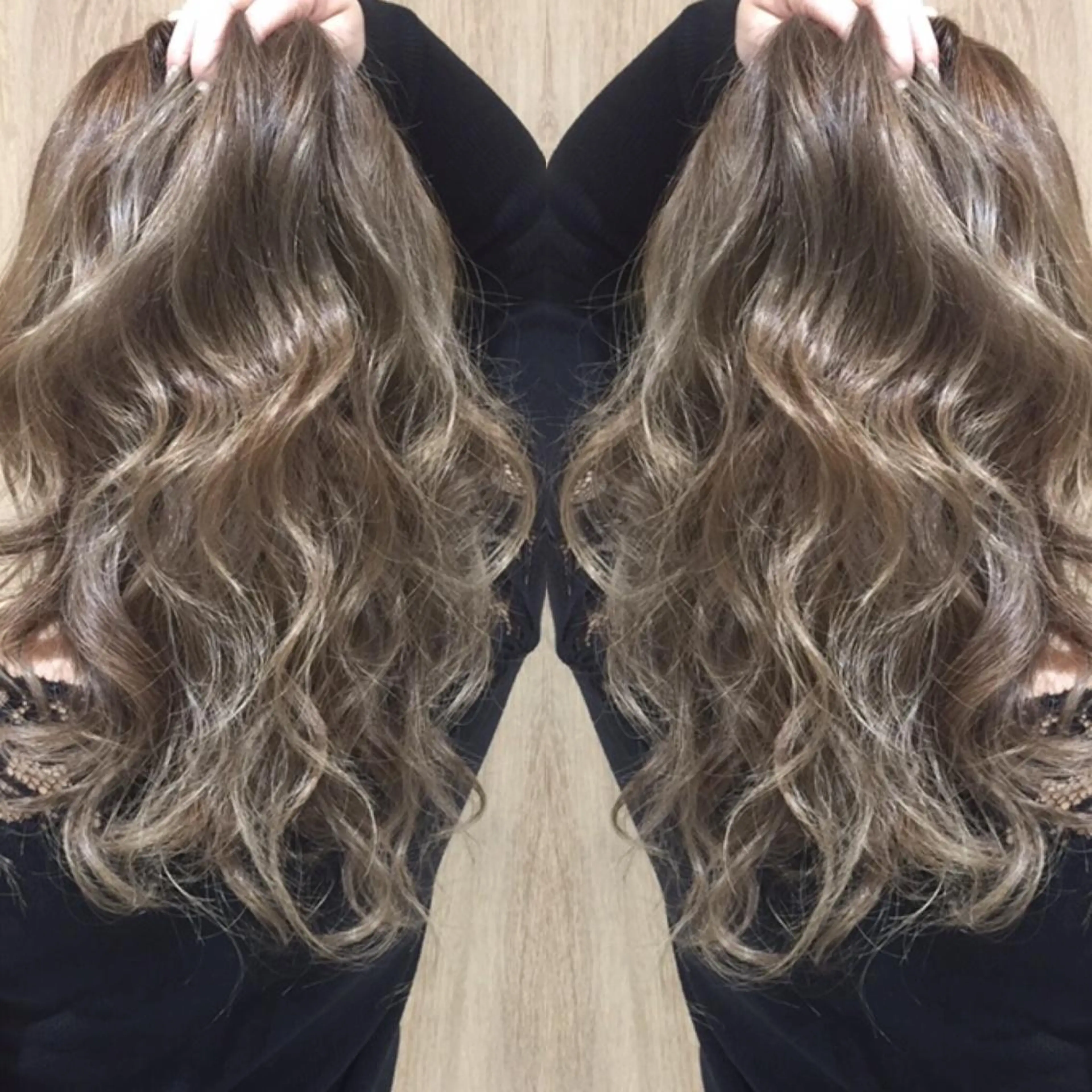 ロング ロング 中林 由佳のヘアスタイル
