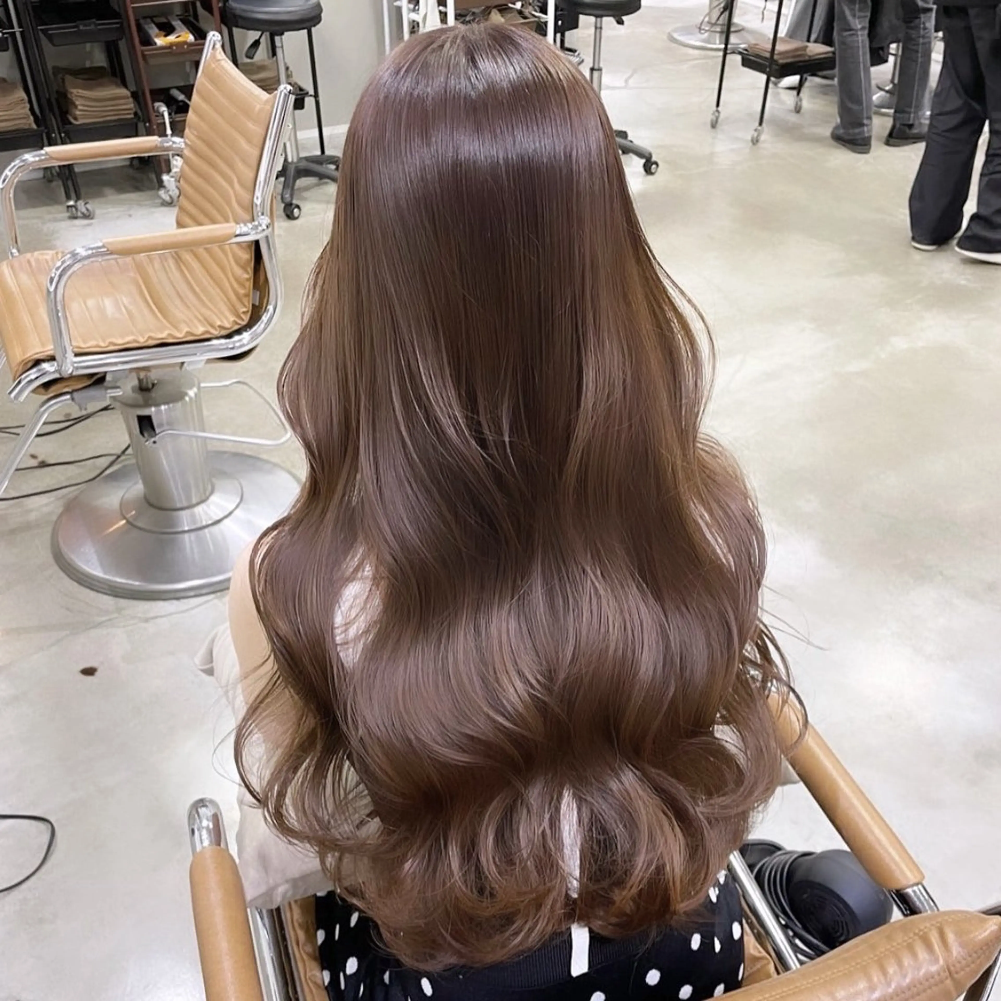 ロング カラー 縮毛矯正/ネイル 🌻ひまわり🌻のネイルデザイン