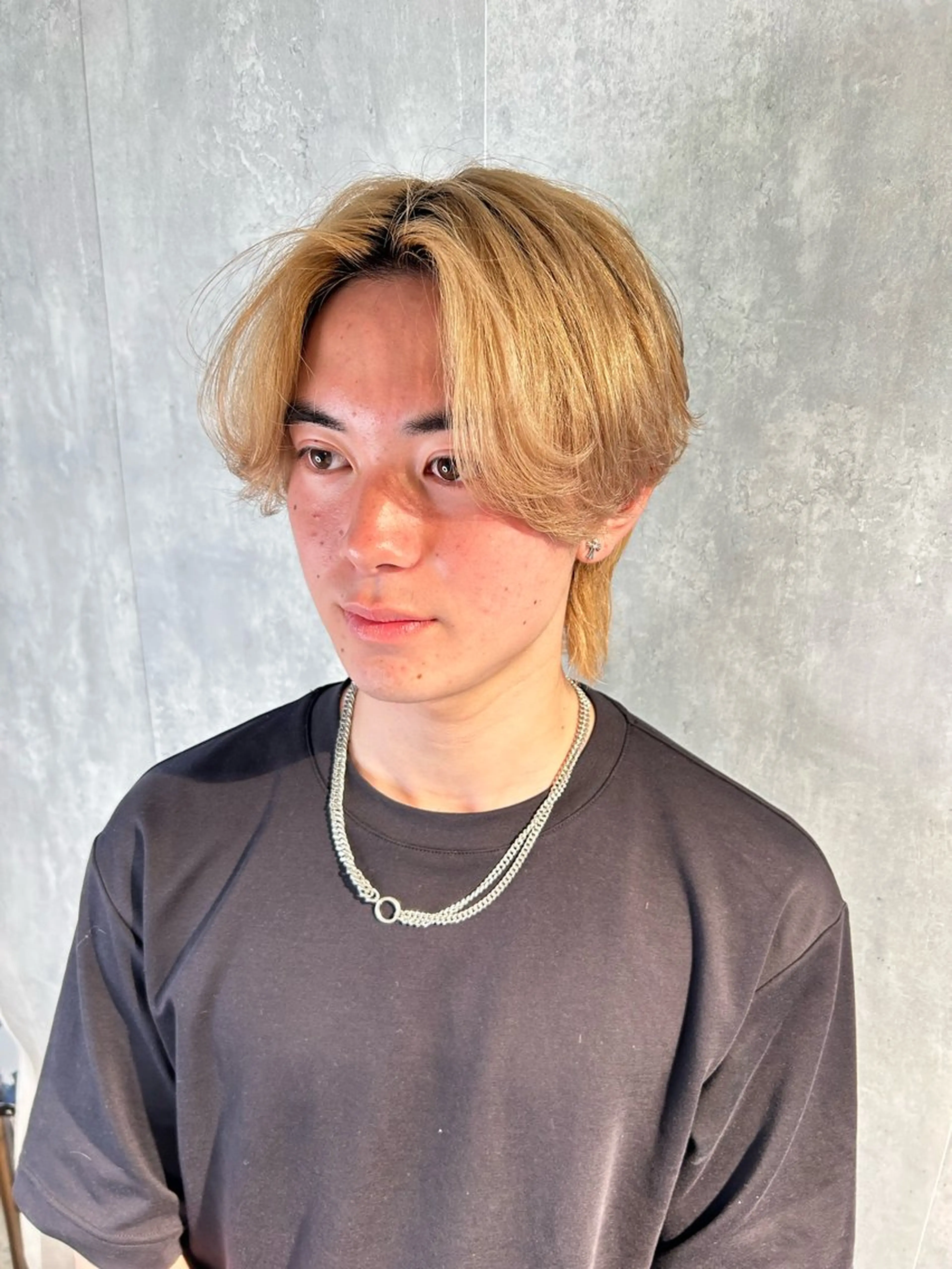 ショート メンズ カット become men's hair 名駅店所属・名駅/フェザーパーマ 韓国ヘア/森岡のヘアスタイル