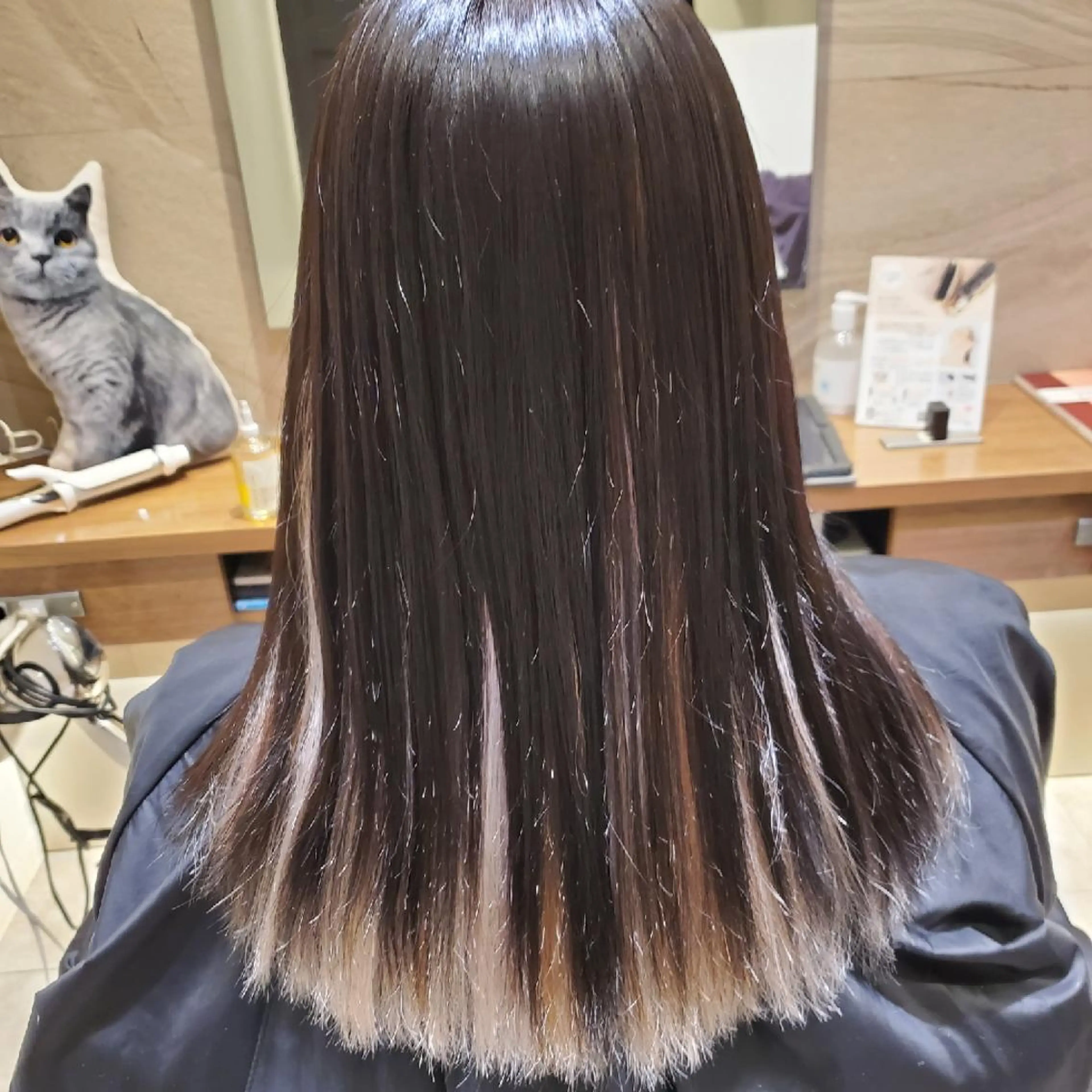 ロング カラー インナーカラー 💎カラー特化💎 長嶺文江💎のヘアスタイル