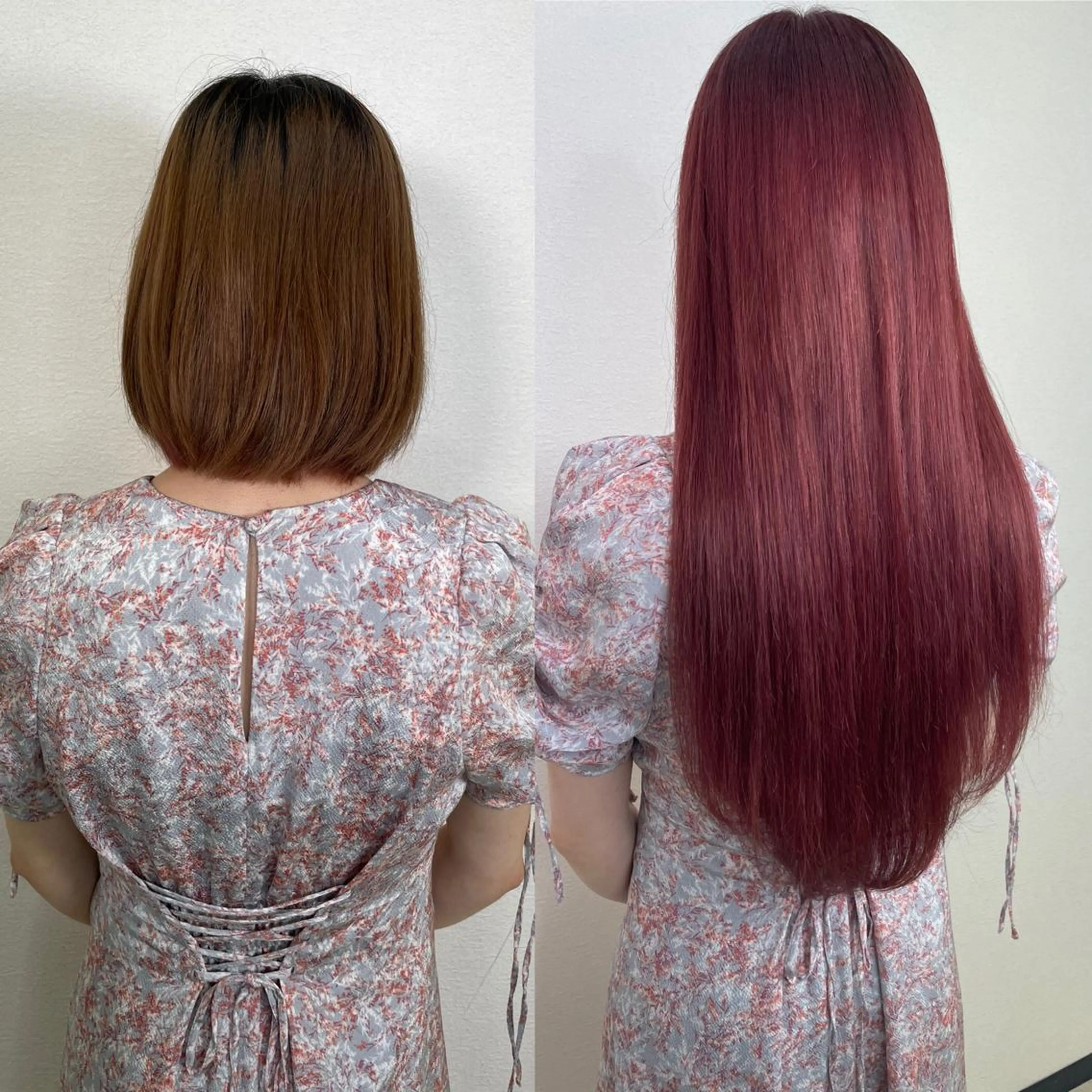 ✨ぼってりボブからでも馴染むシールエクステ100本◎馴染ませカット今なら無料✨✨の写真