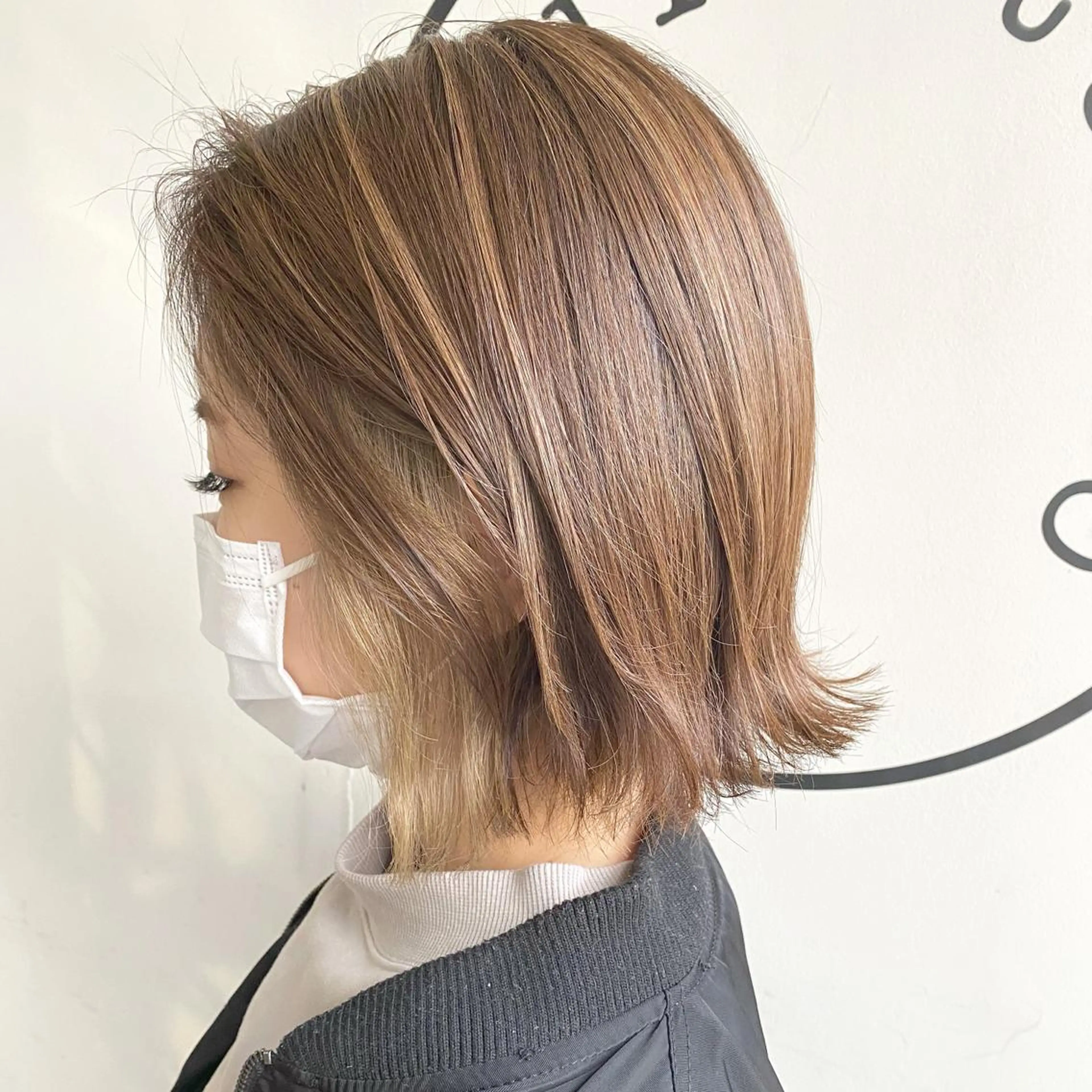 ショート カラー ベージュカラー ヘアカラー 川越 輝梨奈のヘアスタイル