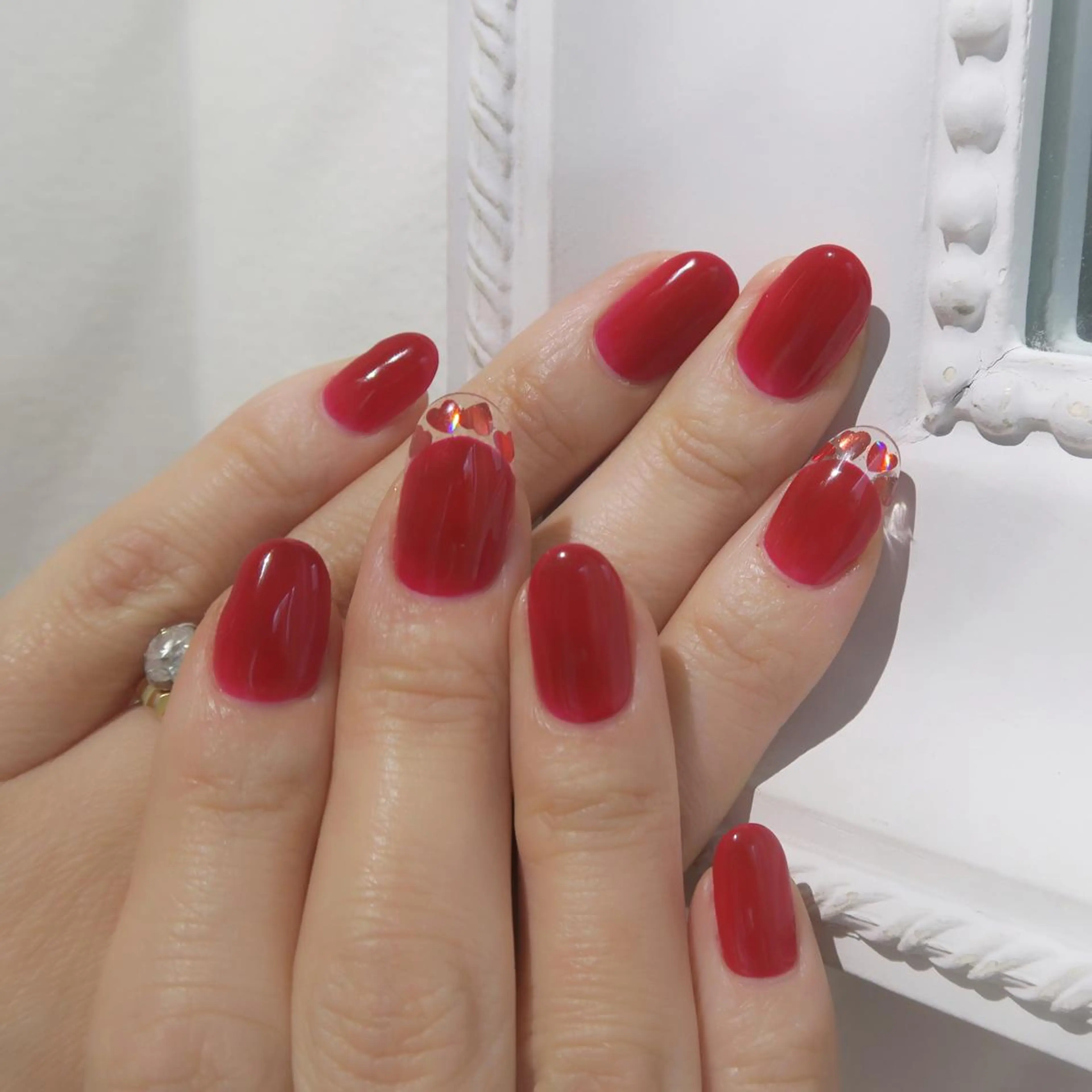 ネイル クリアネイル フレンチネイル ジェルネイル gloss nail 代々木上原のネイルデザイン