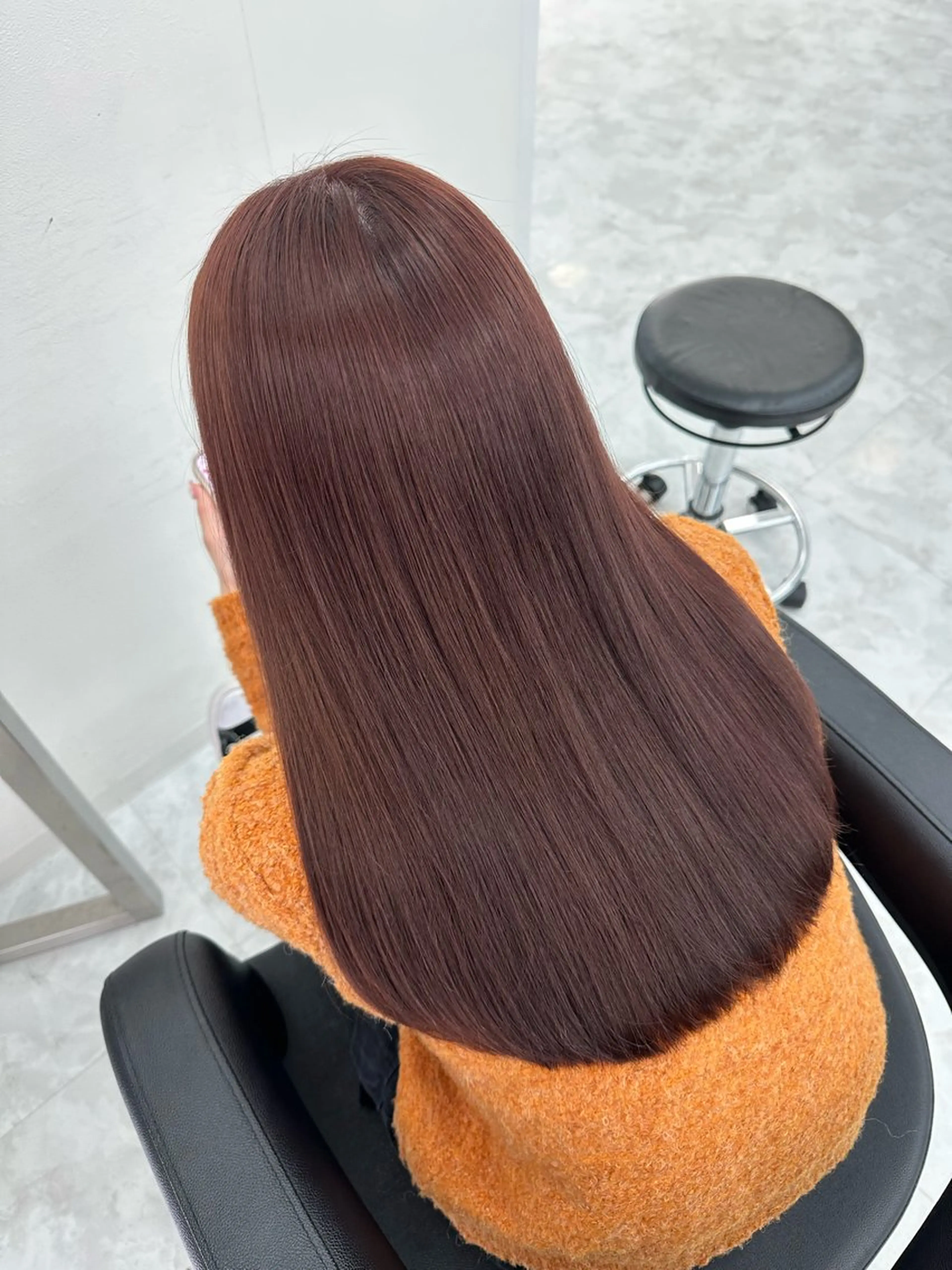 ロング カラー kazuki🍑韓国 トレンド暖色🫗のヘアスタイル