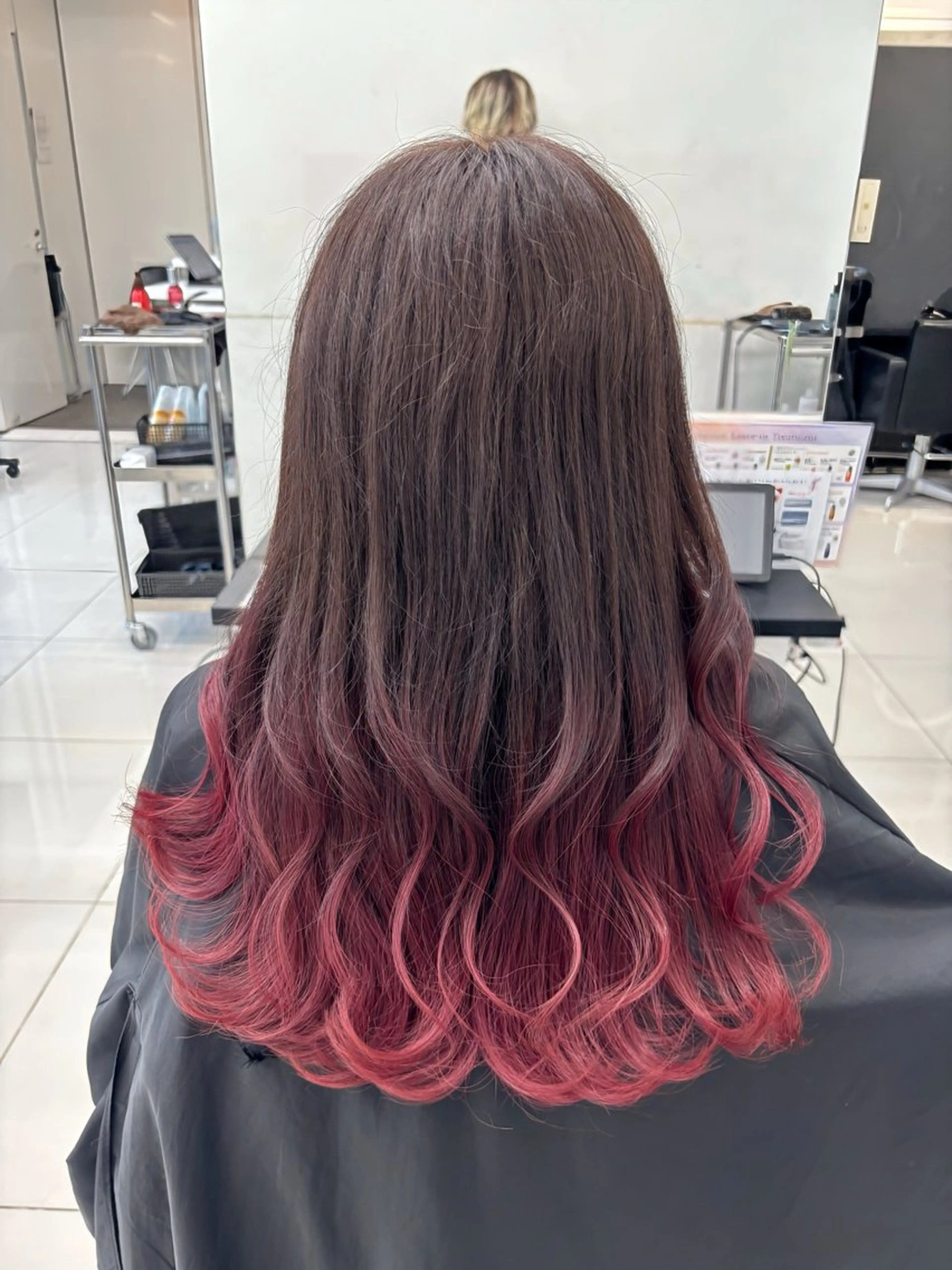 ミディアム カラー ヘアカラー トリートメント ✨無料！カット モデル募集✨夕貴のヘアスタイル