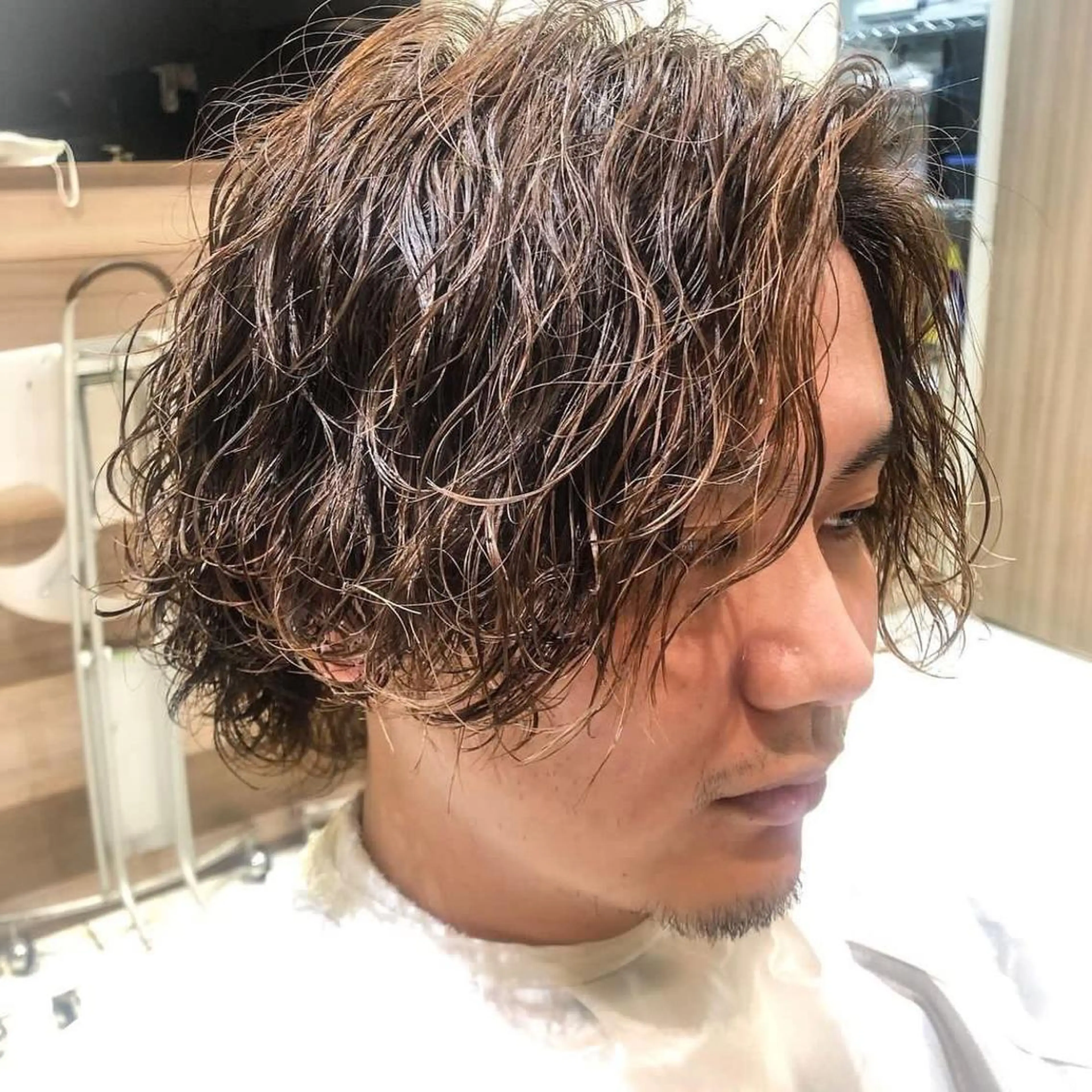 ショート メンズ 🥀縮毛矯正🥀 川﨑和希のヘアスタイル