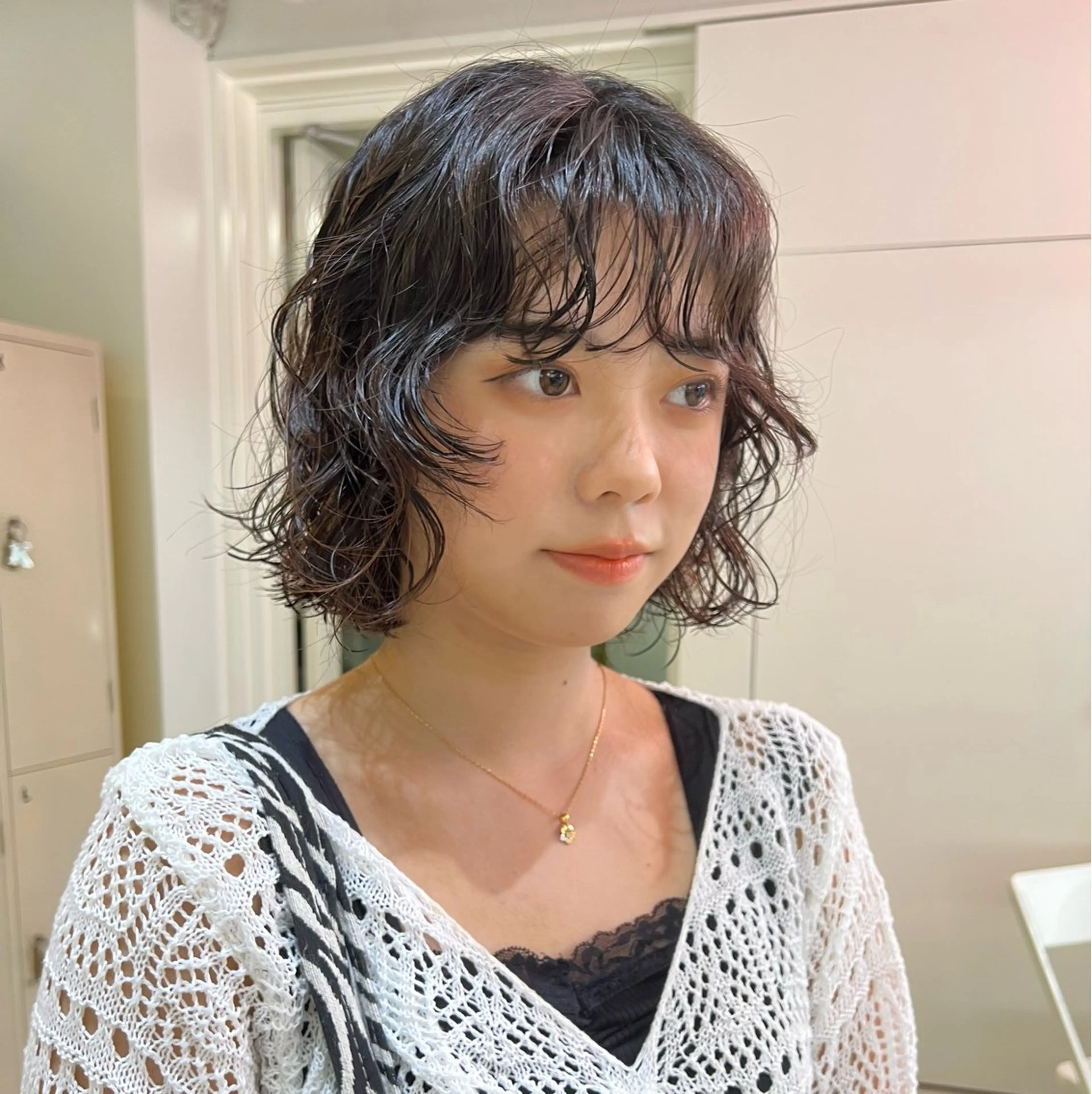 パーマ 艶 ハイトーン✨ユキノのヘアスタイル