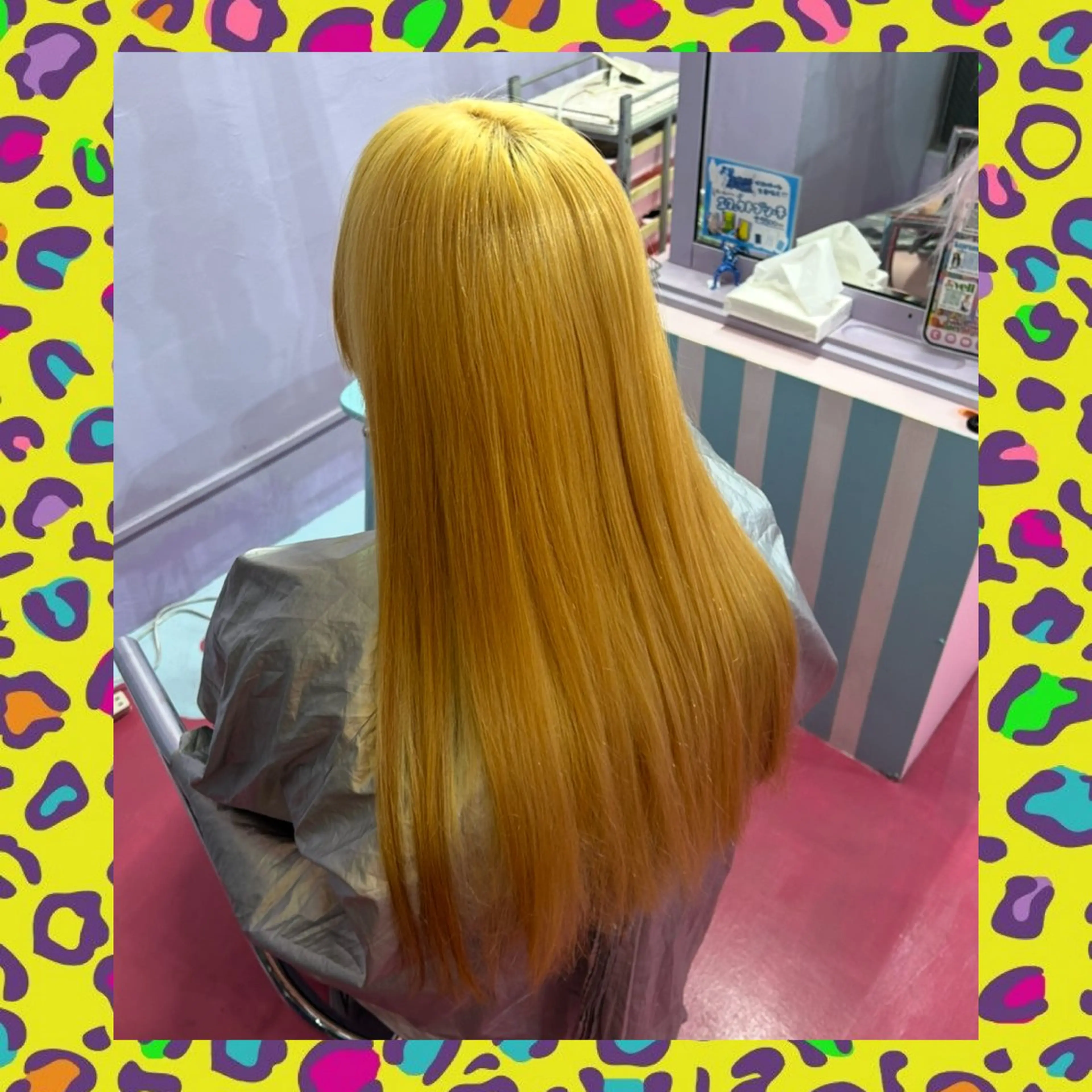 ミディアム カラー ブリーチ ケアブリーチ ヘアカラー Miju 💖💜💫のヘアスタイル