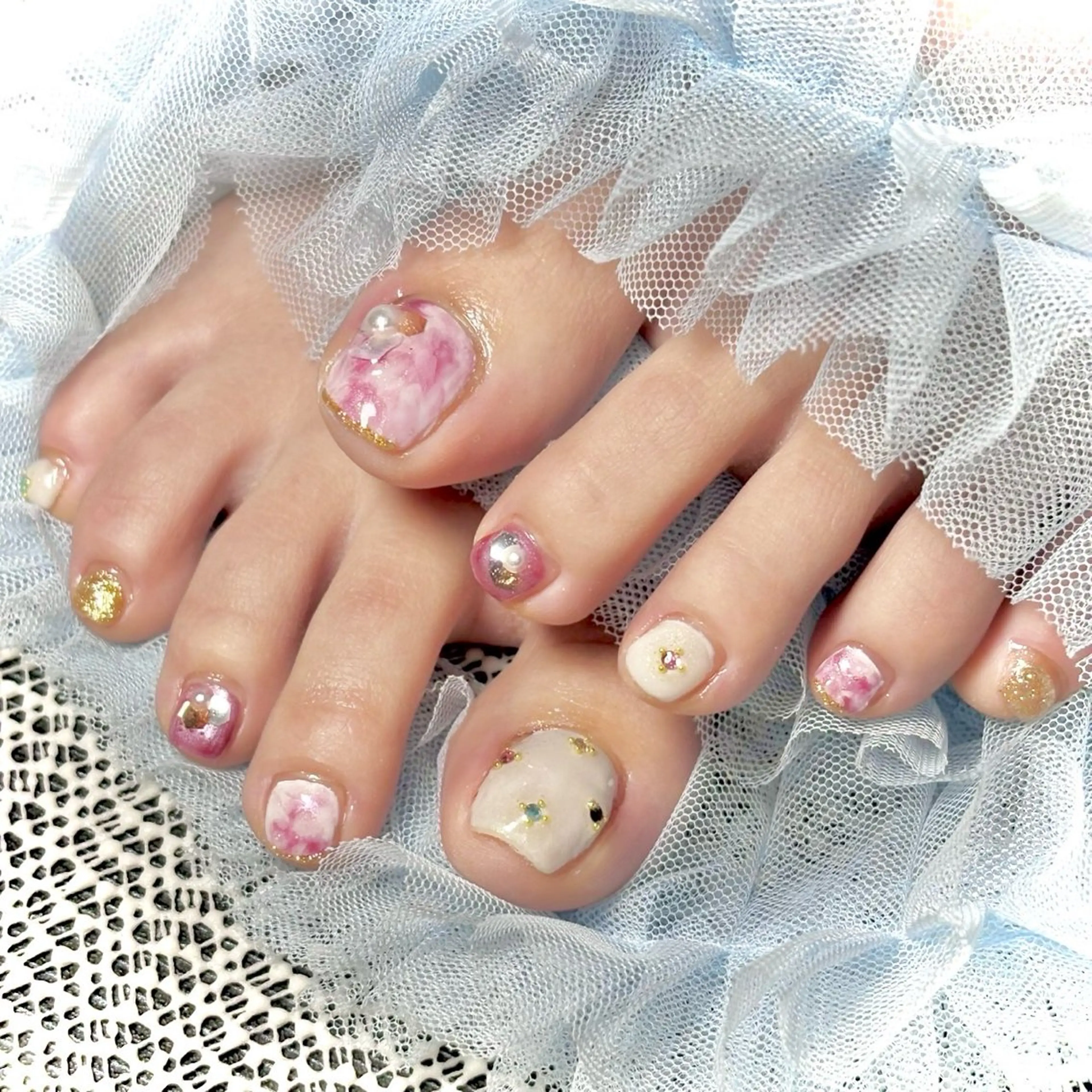 ネイル フットネイル miminon 自宅ネイルサロンのネイルデザイン