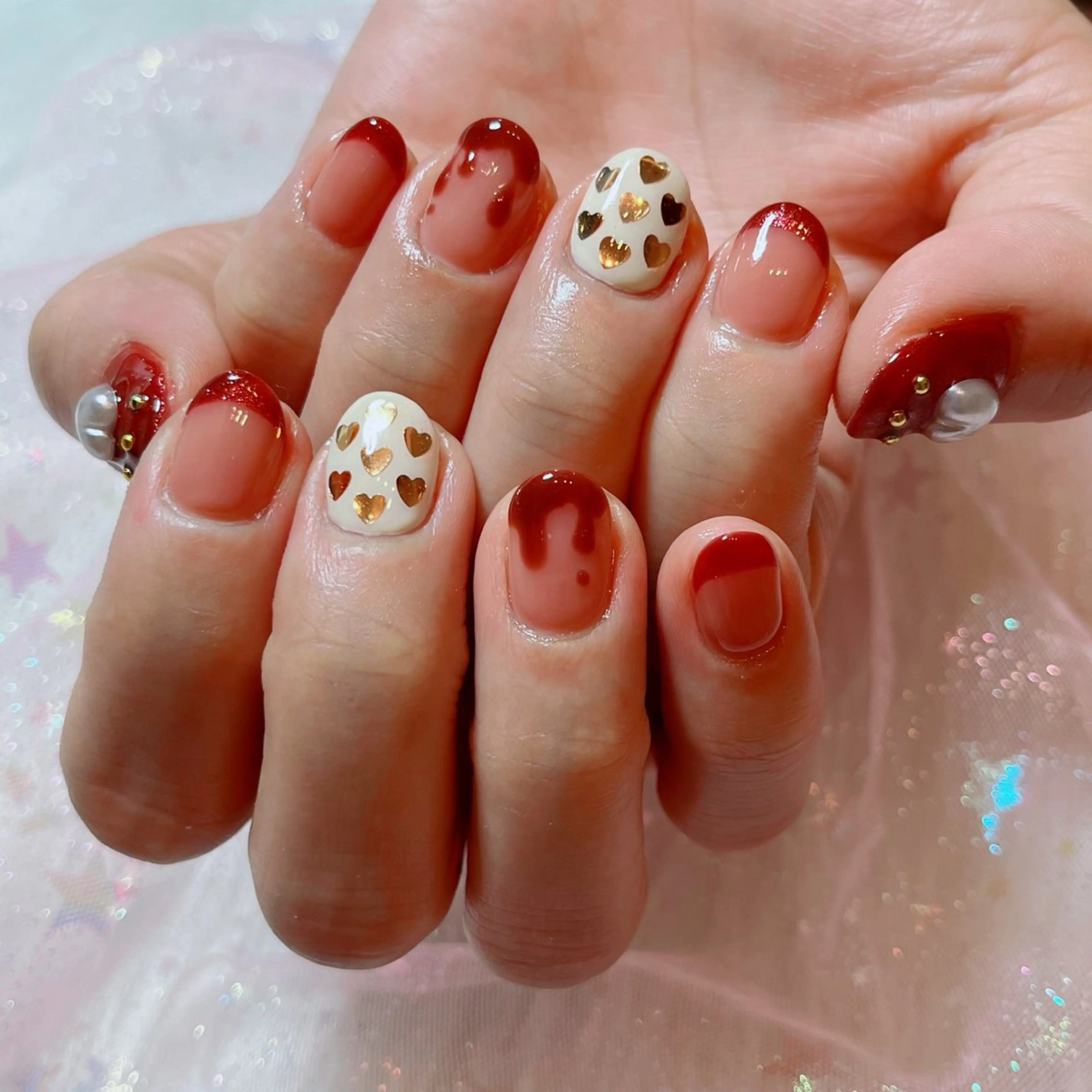 ネイル バレンタイン ruirui.naildesign所属・RUI ☆のネイルデザイン
