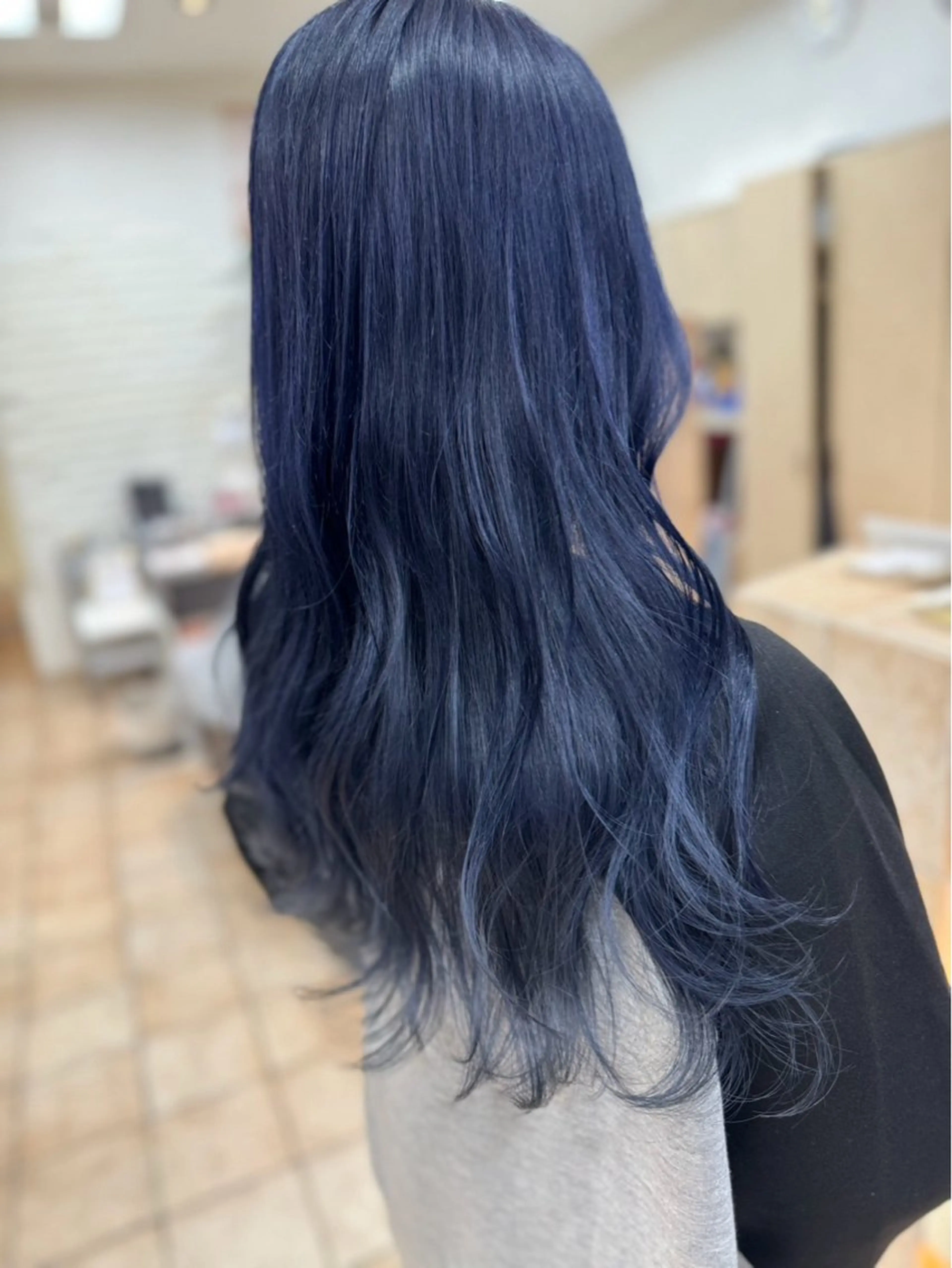 カラー ベージュカラー ブリーチ ブルーカラー 透明感カラー グレージュ ヘアカラー BENI仙台柳生店 HIGUCHI🎀のヘアスタイル