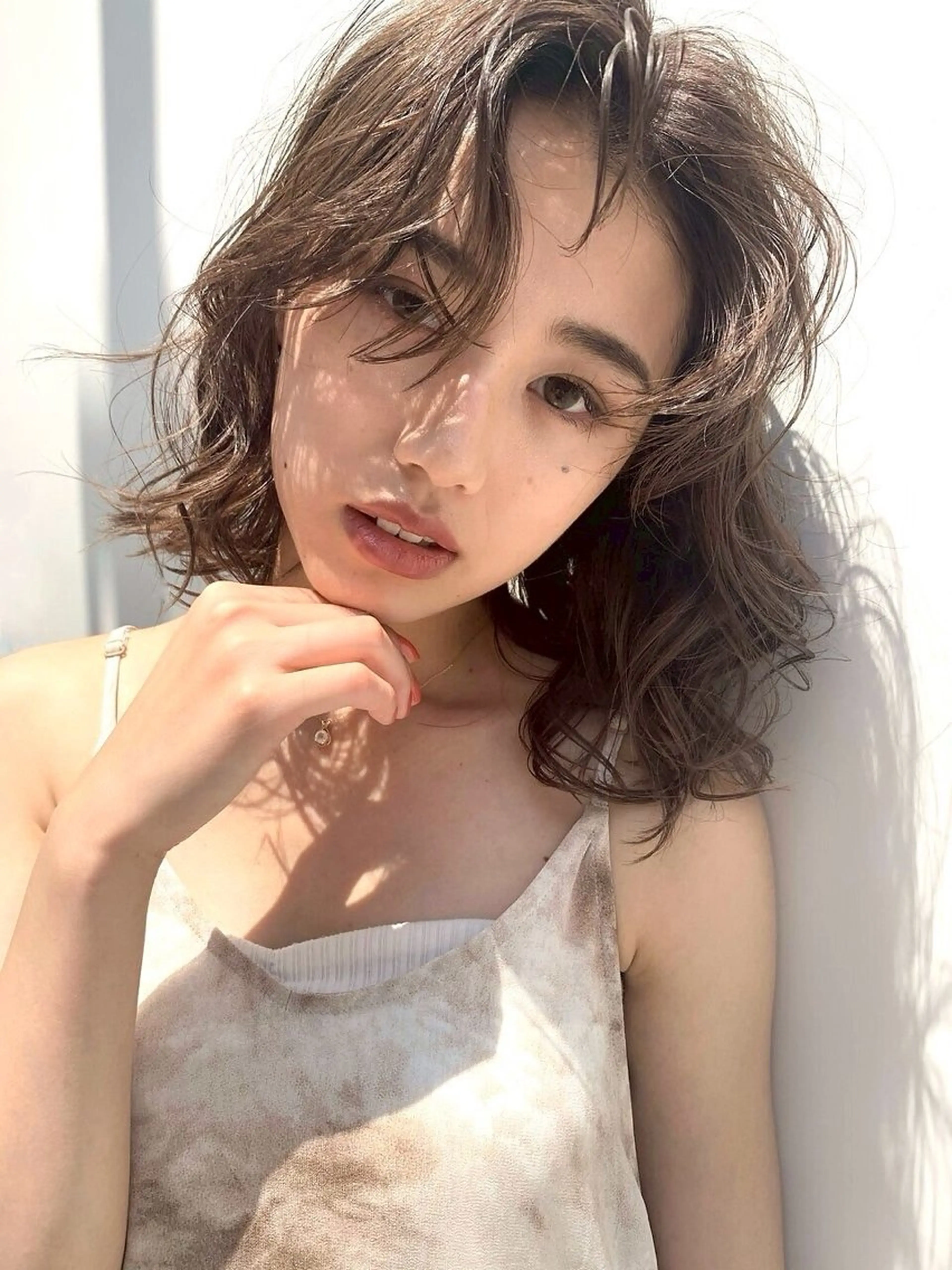 セミロング メンズカット縮毛矯正 スパイラルShionのヘアスタイル