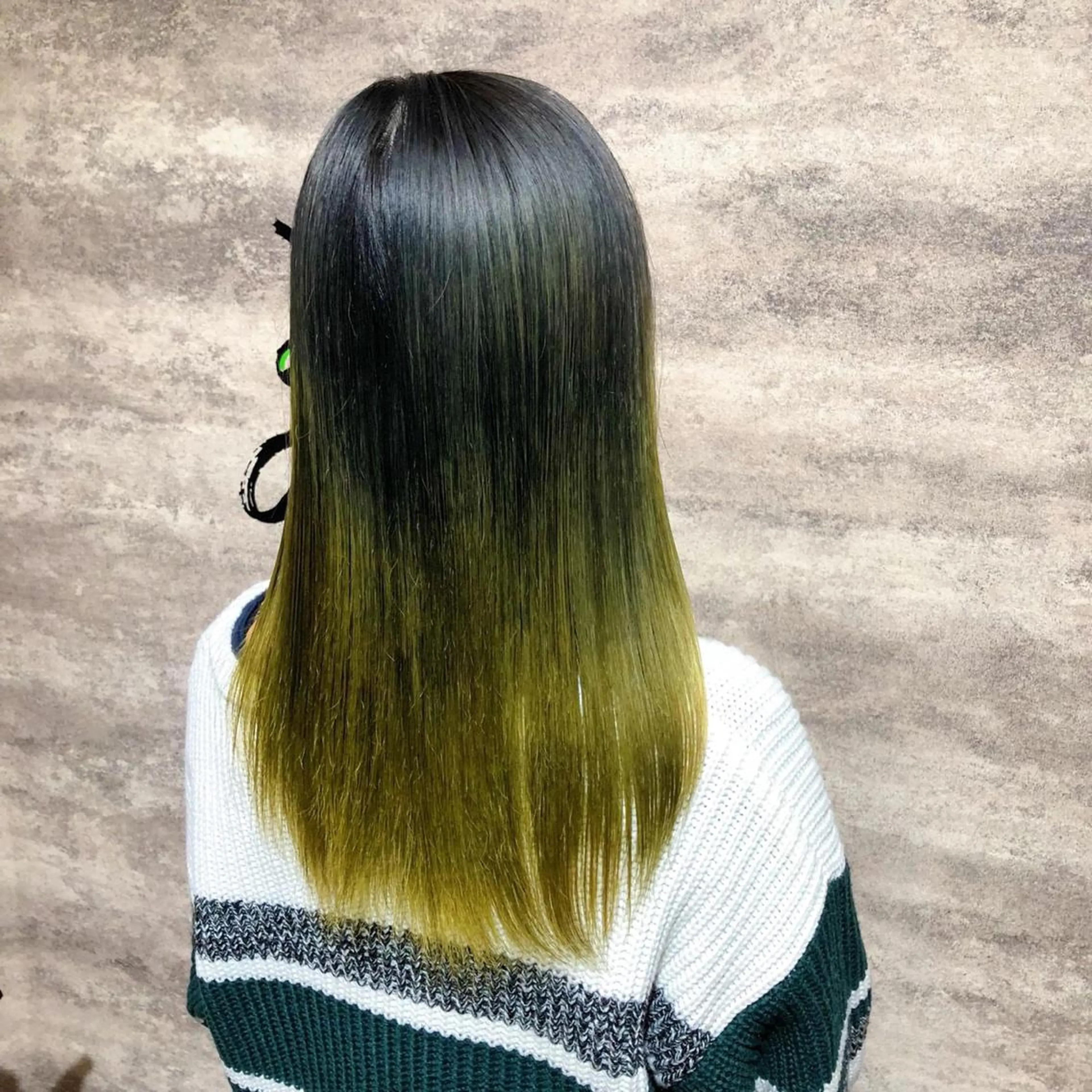 セミロング カラー グラデーションカラー イエローカラー 💈Blanco💈 カラー&ケア🌈のヘアスタイル
