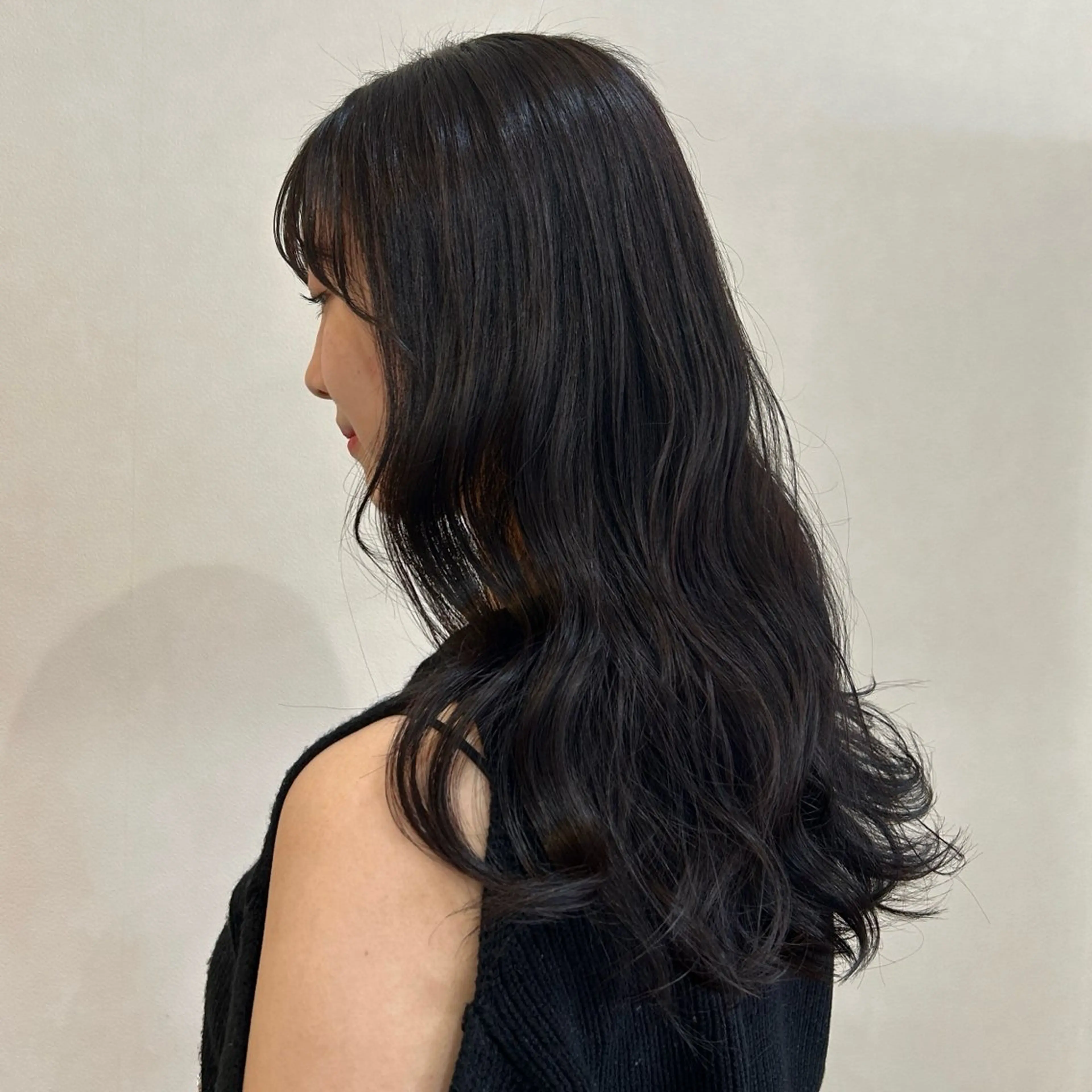 ロング ヘアカラー トリートメント MIDORI🌙 透明感/ベージュのヘアスタイル