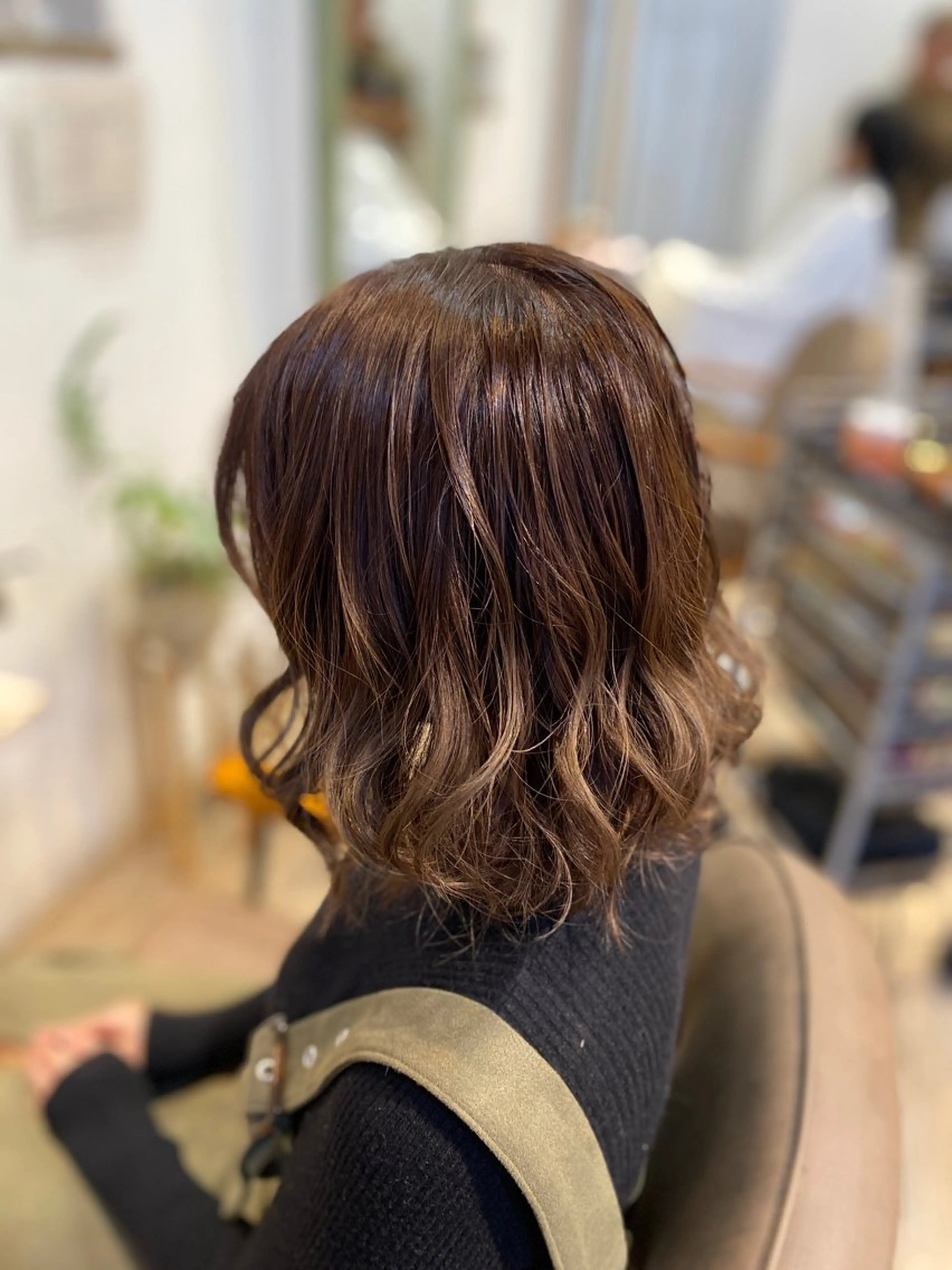 カラー ベージュカラー ヘアカラー 安住 千明のヘアスタイル